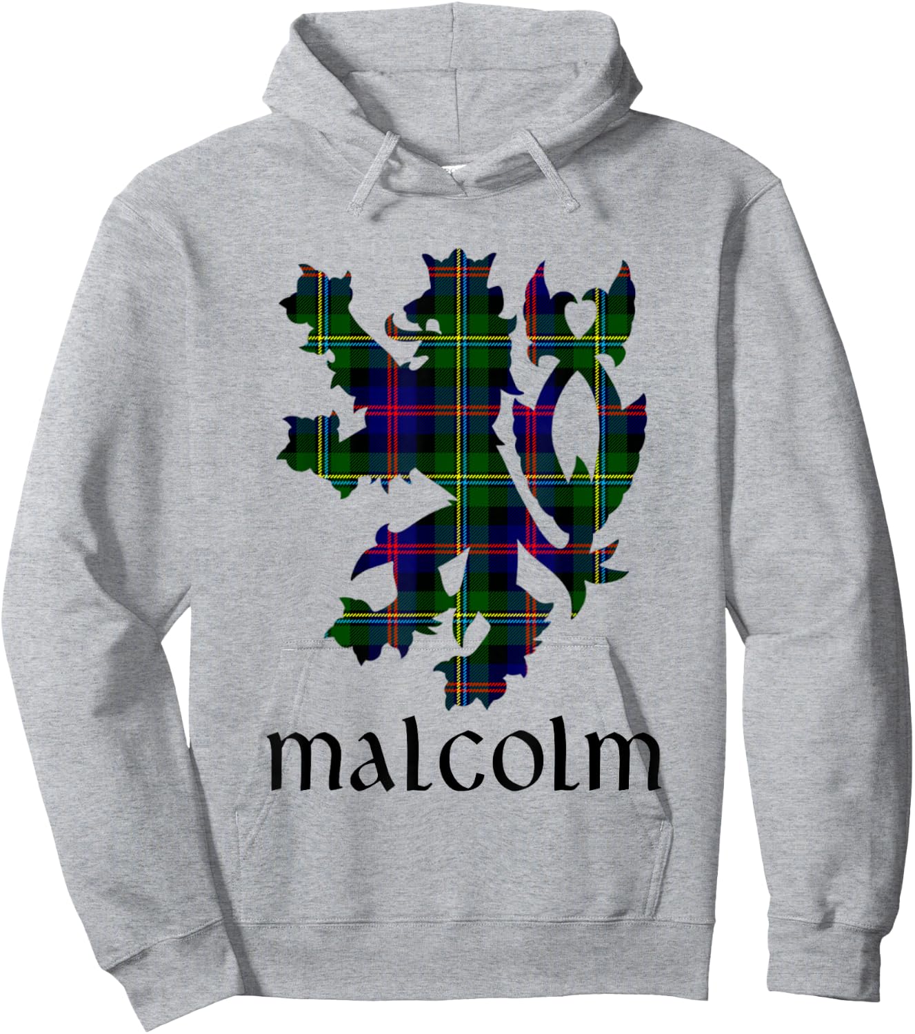 Clan Malcolm Tartan Scottish Family Name Scotland Pride Hoodie - Hoodie | Ash