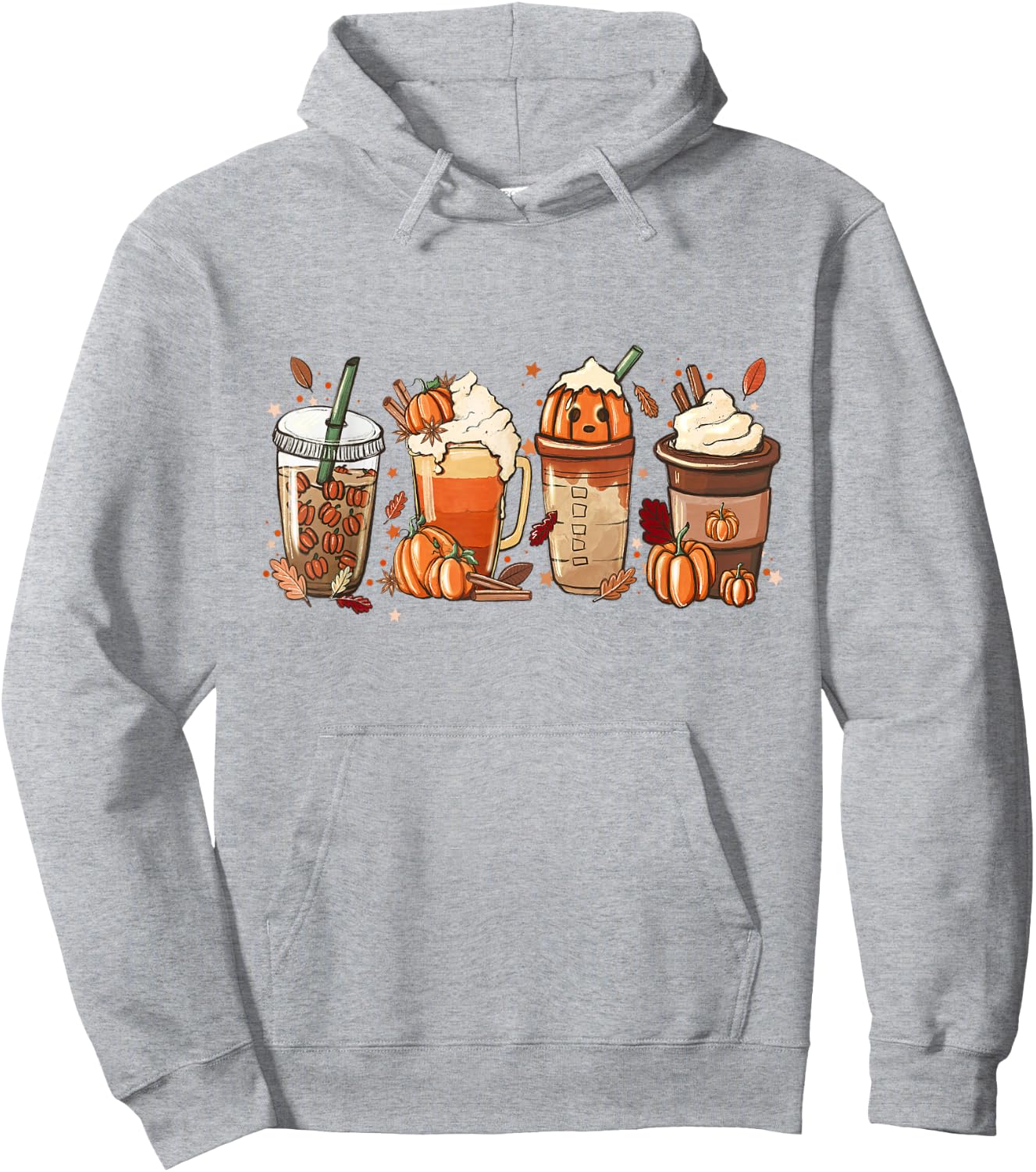 Pumpkin Spice Latte, Fall Coffee, Pumpkin Spice,Thanksgiving Hoodie - Hoodie | Ash