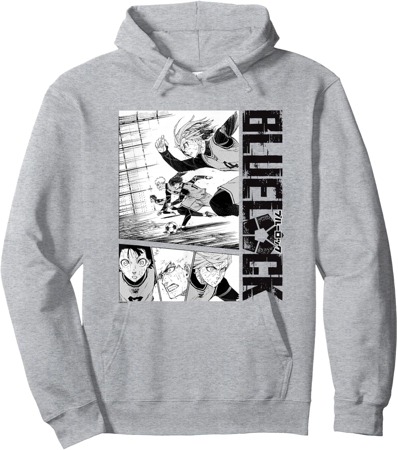 Blue Lock Bachira Kunigami Chigiri with The Goal Scent Logo Hoodie - Hoodie | Ash
