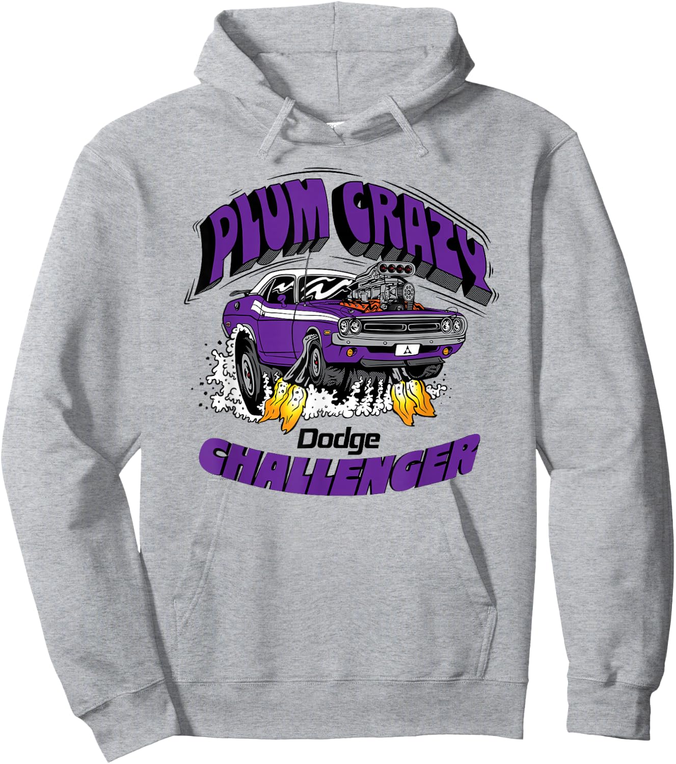 Dodge Challenger Plum Crazy, Last Call Hoodie - Hoodie | Ash