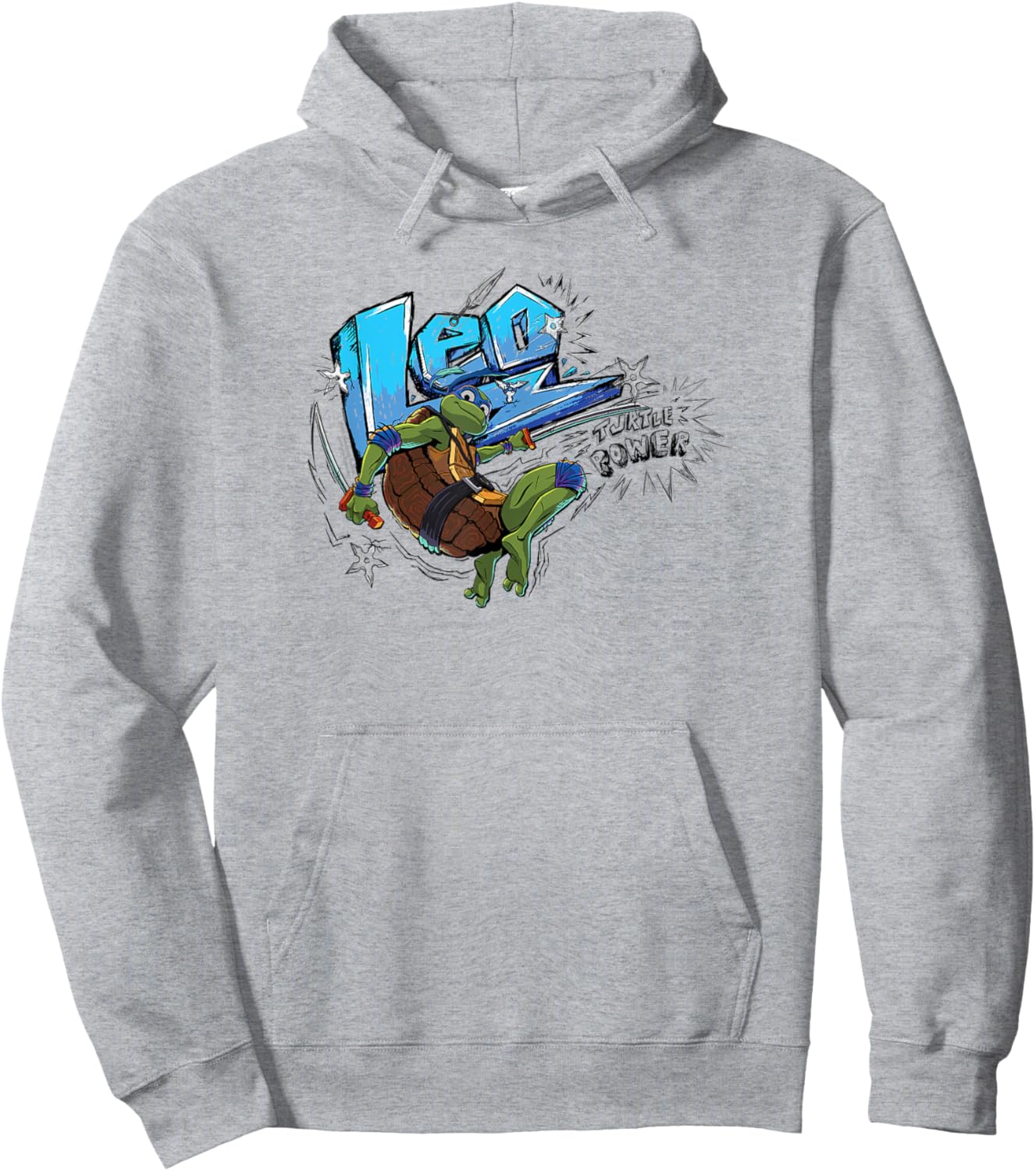 Teenage Mutant Ninja Turtles: Mutant Mayhem Leo Pose Hoodie - Hoodie | Ash