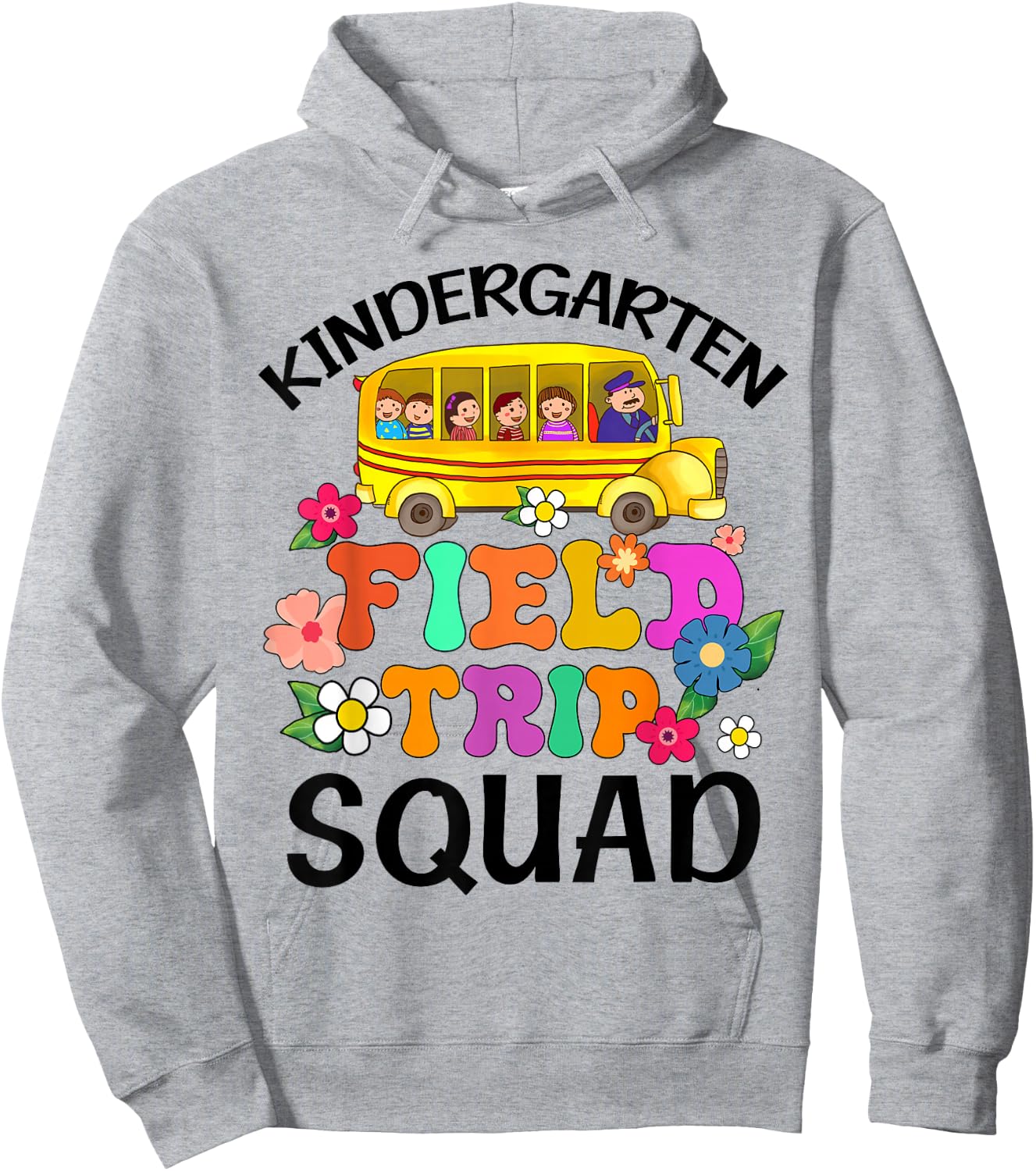 Kindergarten Students School Zoo Field Trip Squad ing Hoodie - Hoodie | Ash
