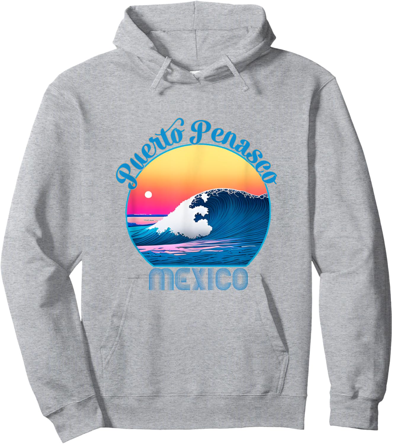 Puerto Penasco Souvenir Outfit - Retro Puerto Penasco Hoodie - Hoodie | Ash