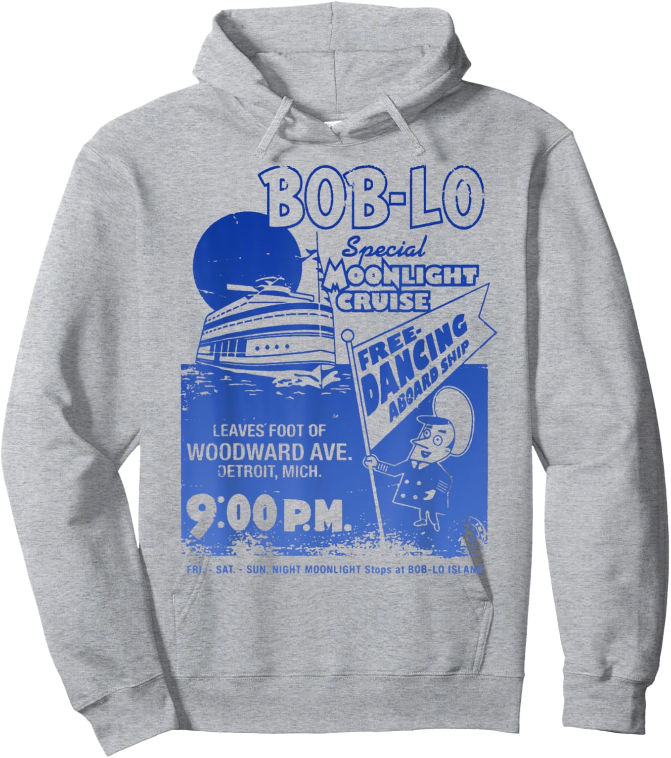 Boblo Island - Detroit, Michigan Hoodie - Hoodie | Ash