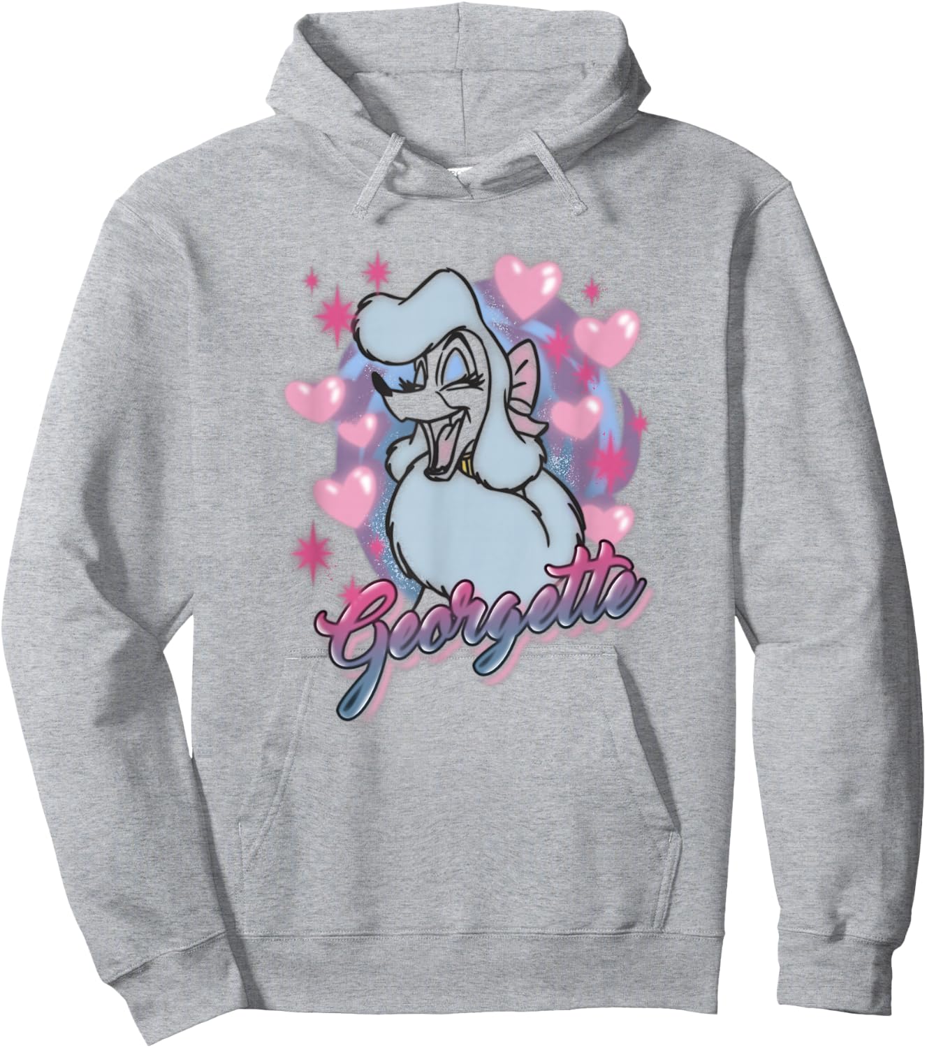 Disney Oliver & Company Georgette Lovely Portrait Hoodie - Hoodie | Ash