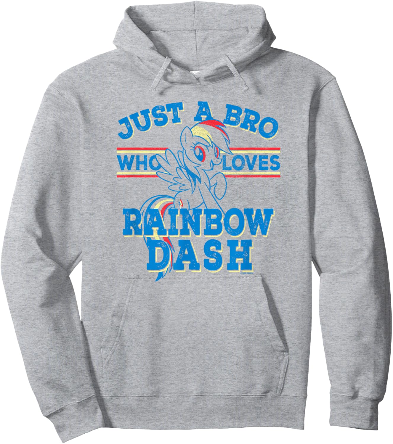 My Little Pony: Friendship Is Magic Bro Loves Rainbow Dash Hoodie - Hoodie | Ash