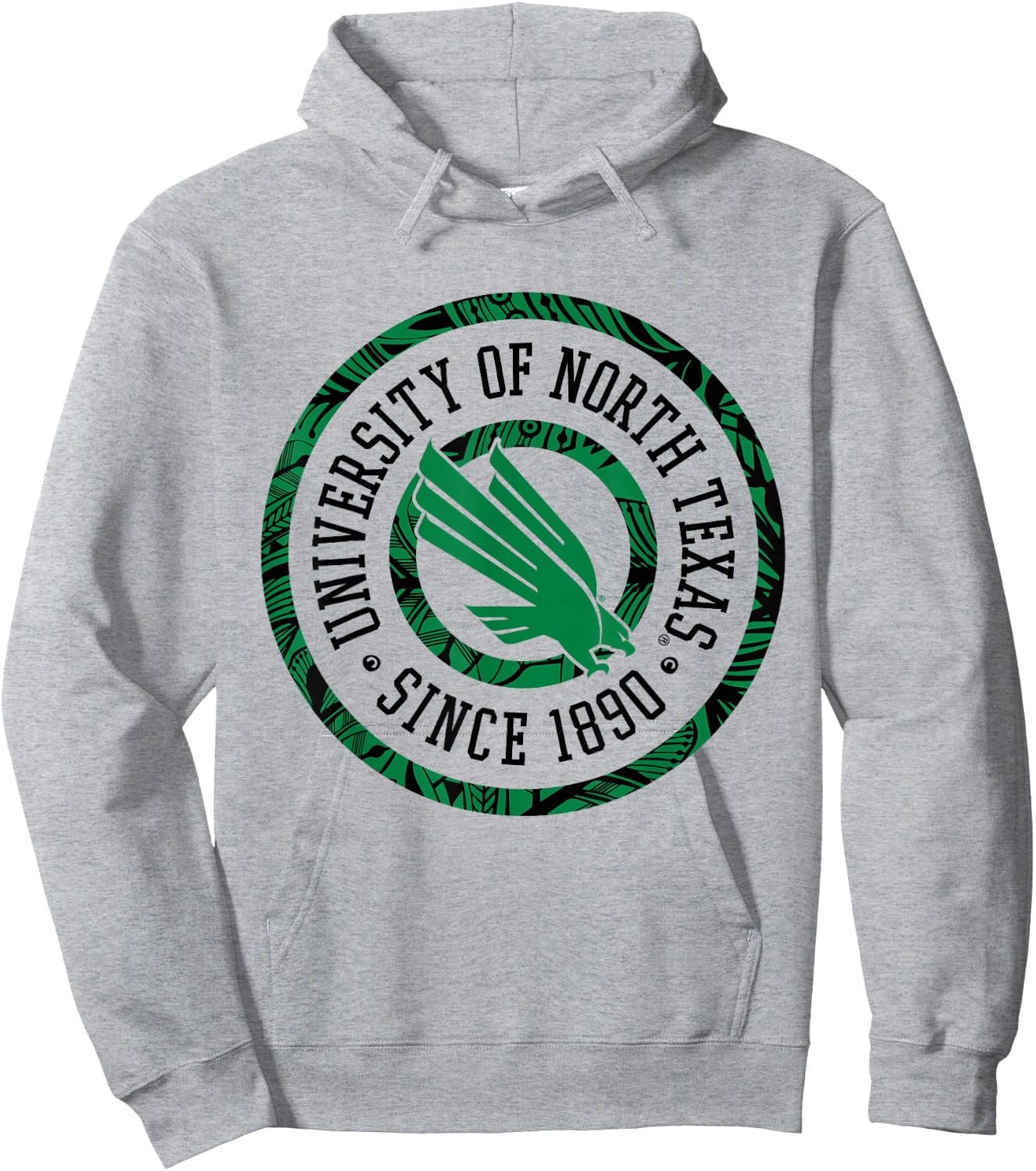 North Texas Mean Green | NCAA University of Merch | 1709EL07 Hoodie - Hoodie | Ash