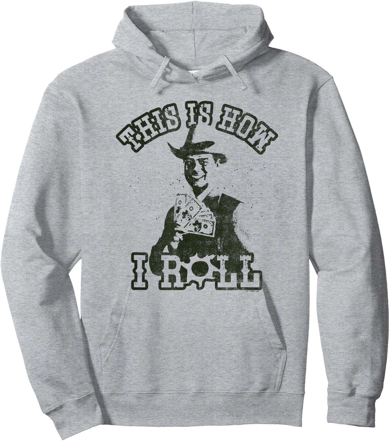Dallas J.R. Ewing This Is How I Roll Poster Hoodie - Hoodie | Ash