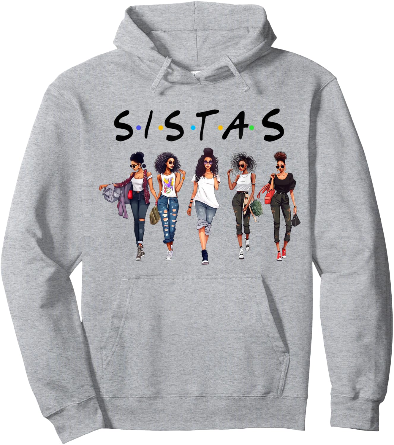 Black Melanin Queen Curly Natural Afro Girl African American Hoodie - Hoodie | Ash