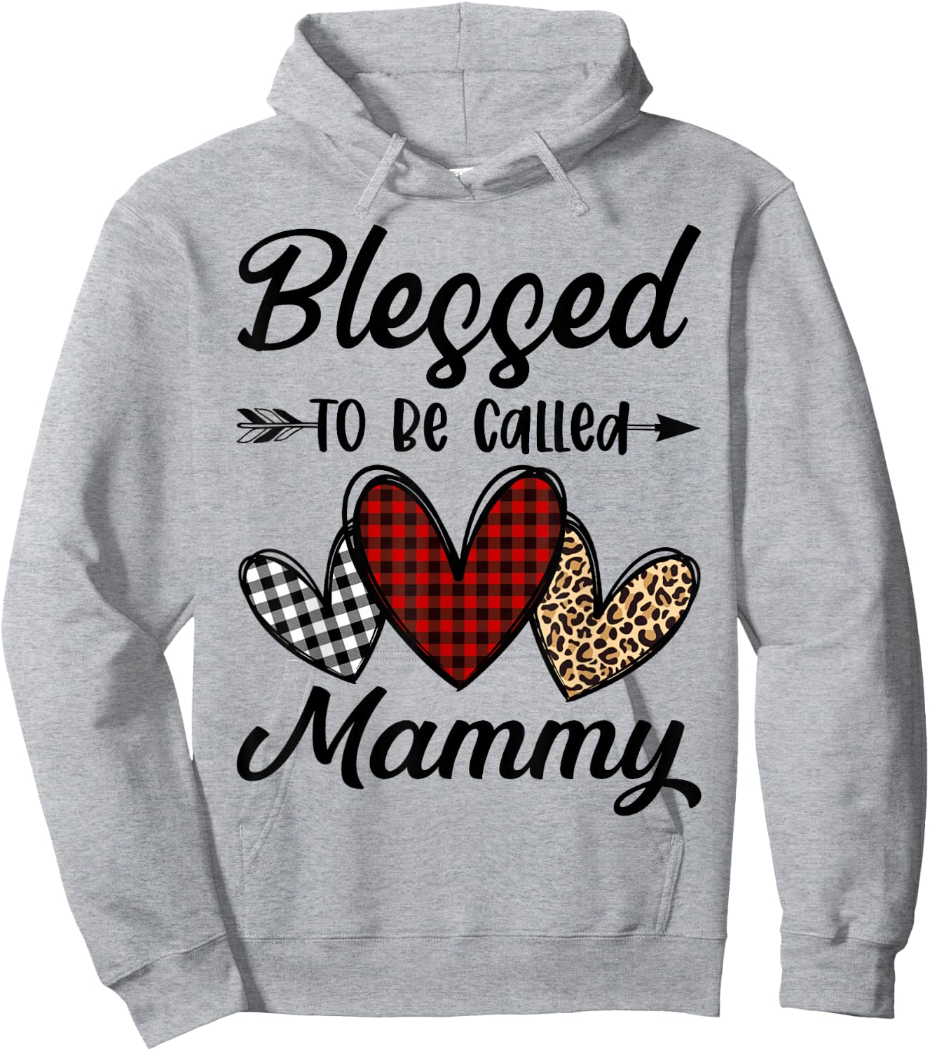 Blessed To Be Called Mammy Funny Mammy Life Hoodie - Hoodie | Ash