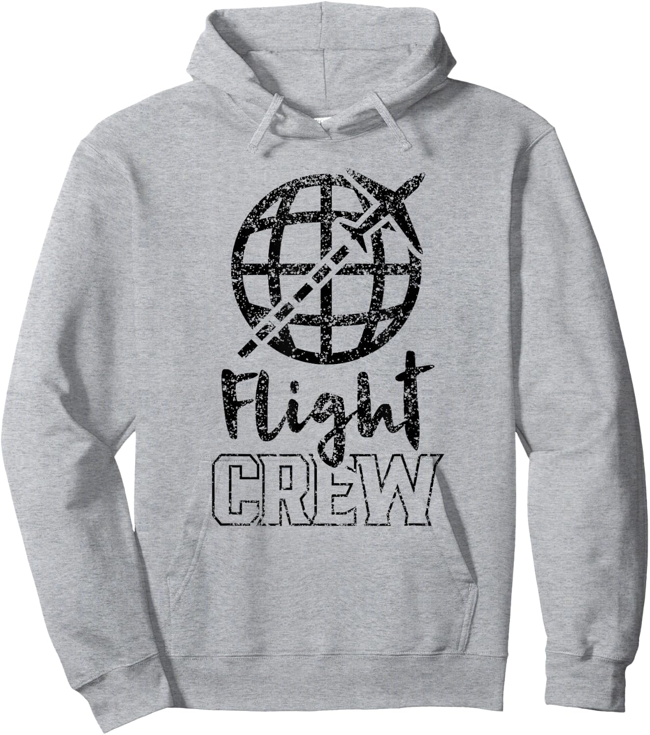 Flight Crew Cabin Crew Attendant Airplane Steward Hoodie - Hoodie | Ash