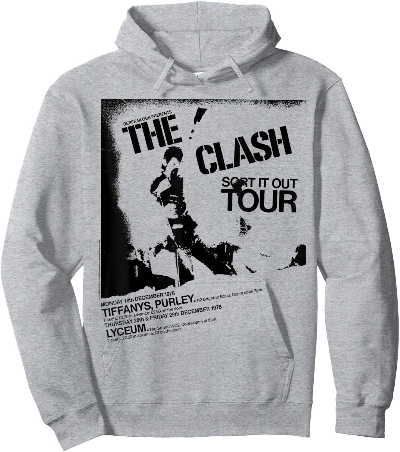 The Clash - Sort It Out Tour Hoodie - Hoodie | Ash