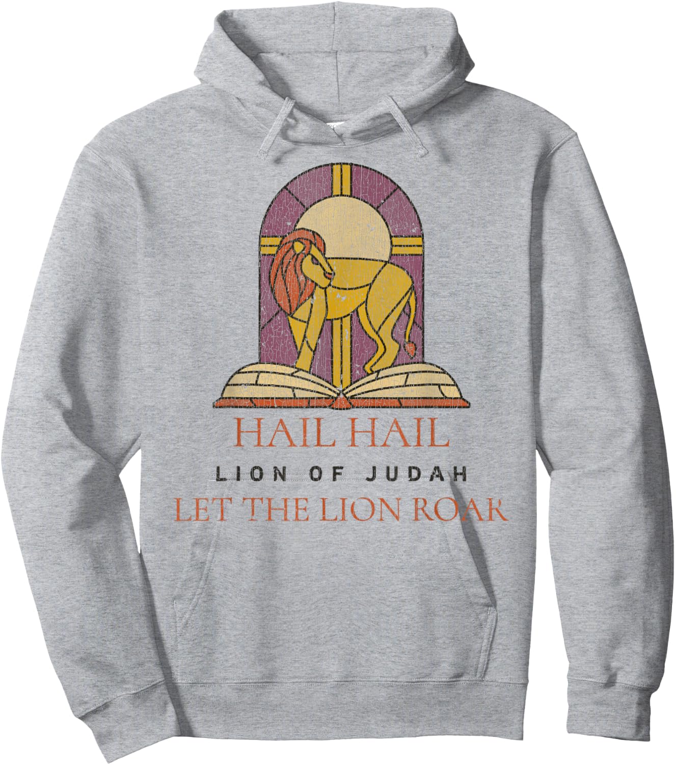 Hail Hail Lion Of Judah Let The Lion Roar Lyrics Jesus Hoodie - Hoodie | Ash