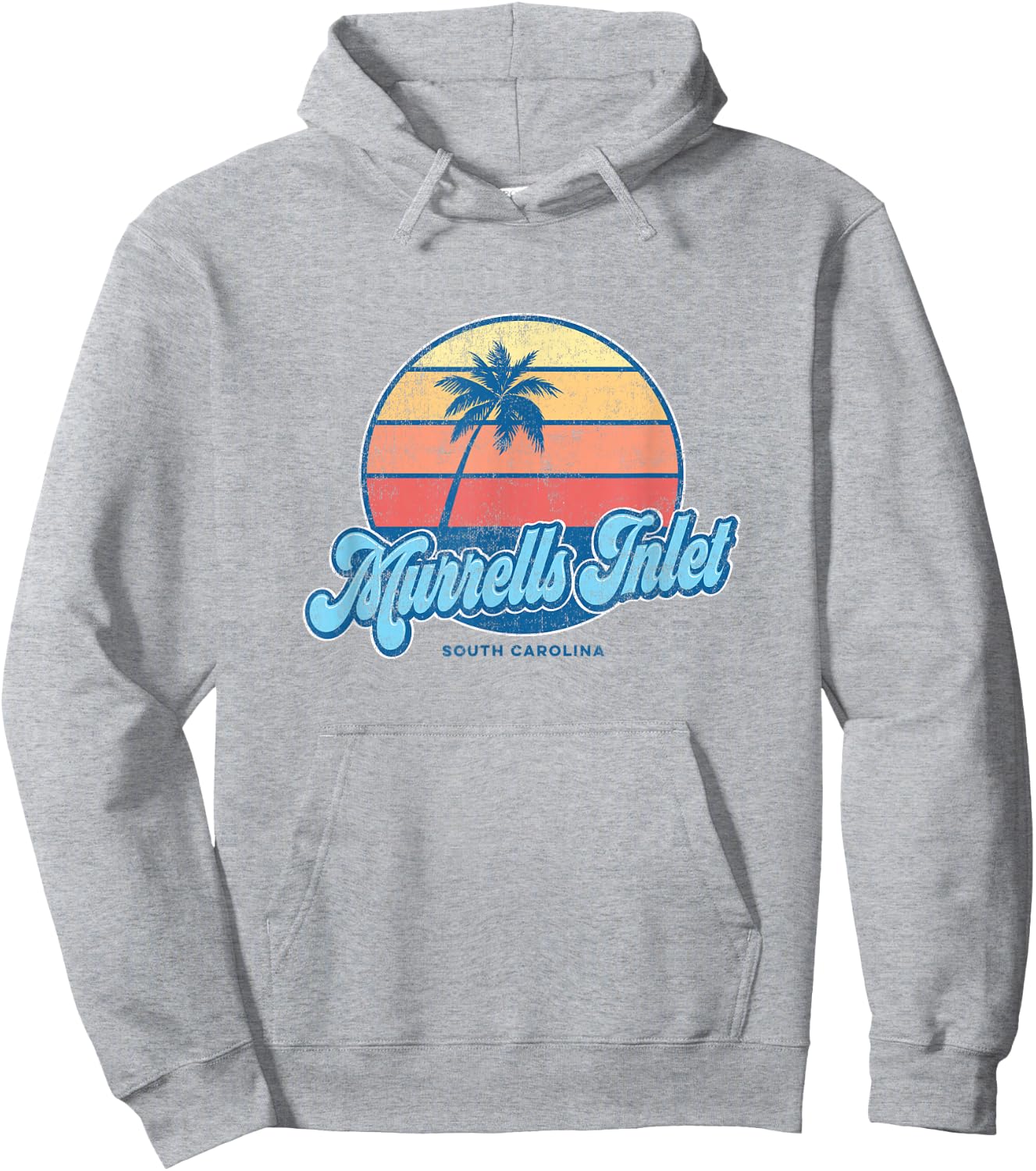 Vintage Murrells Inlet South Carolina SC Classic 70s Retro S Hoodie - Hoodie | Ash