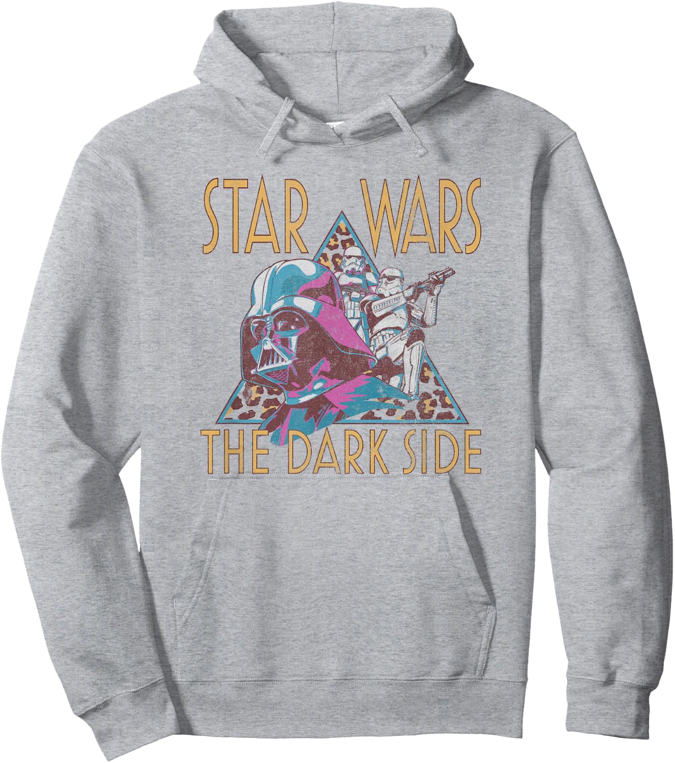 Star Wars Darth Vader The Dark Side Leopard Print Box Up Hoodie - Hoodie | Ash