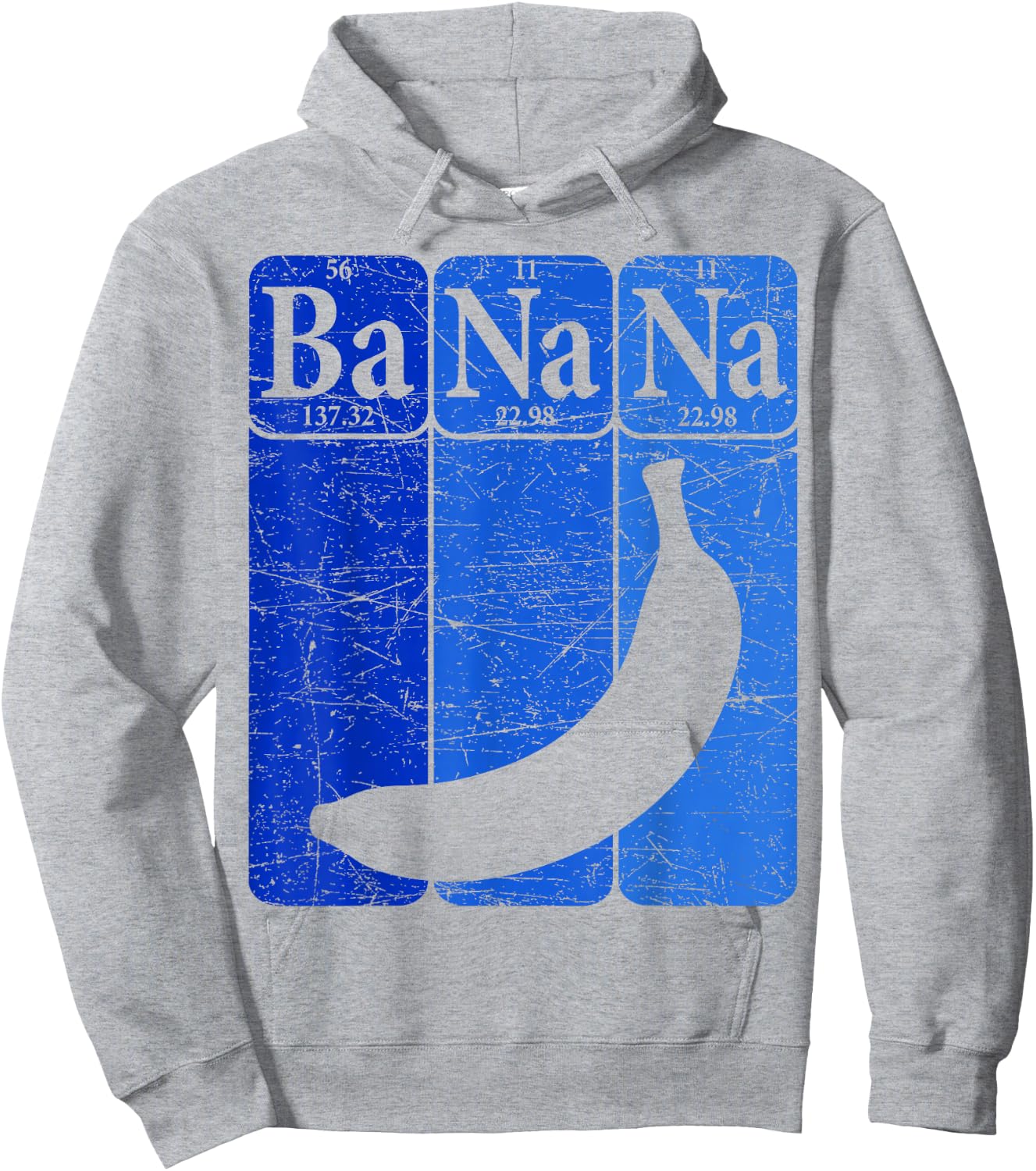 Banana Periodic Table Elements Banana Lover Fruit Nerd Hoodie - Hoodie | Ash