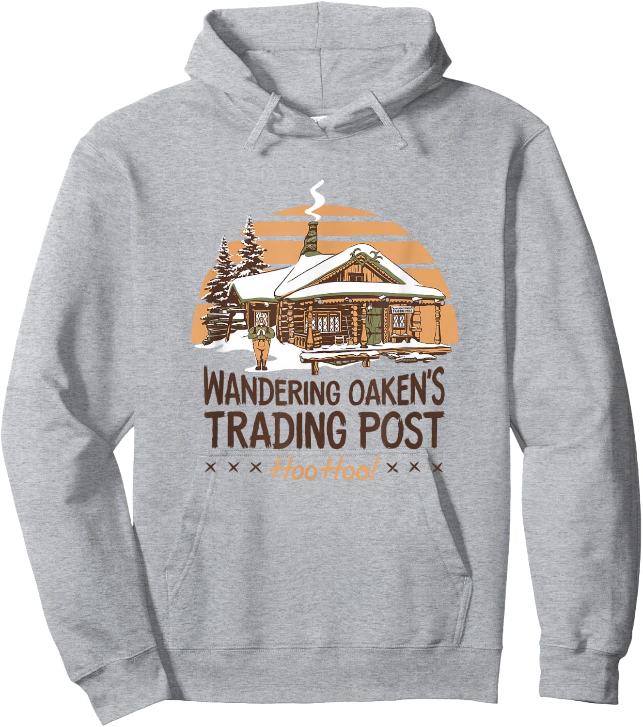 Disney Frozen Wandering Oaken's Trading Post Hoo Hoo! Poster Hoodie - Hoodie | Ash