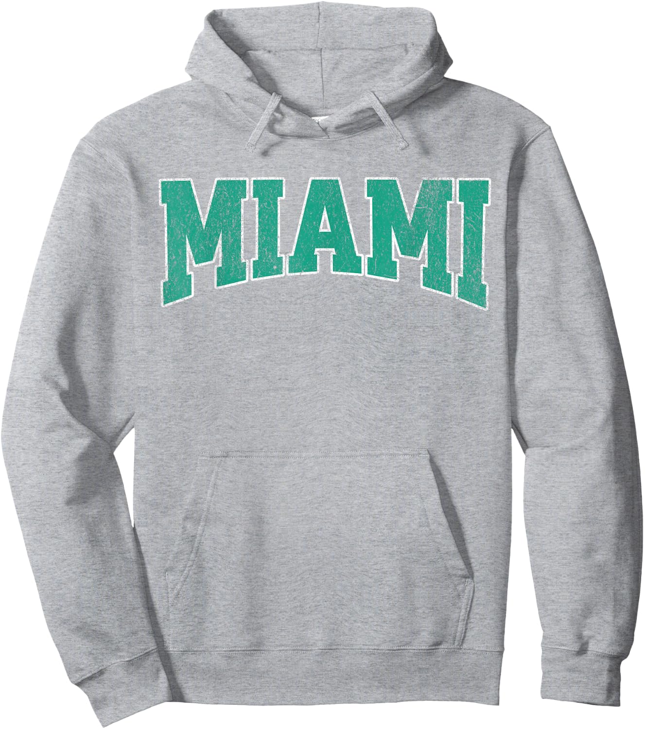 Miami Vintage City Hoodie - Hoodie | Ash