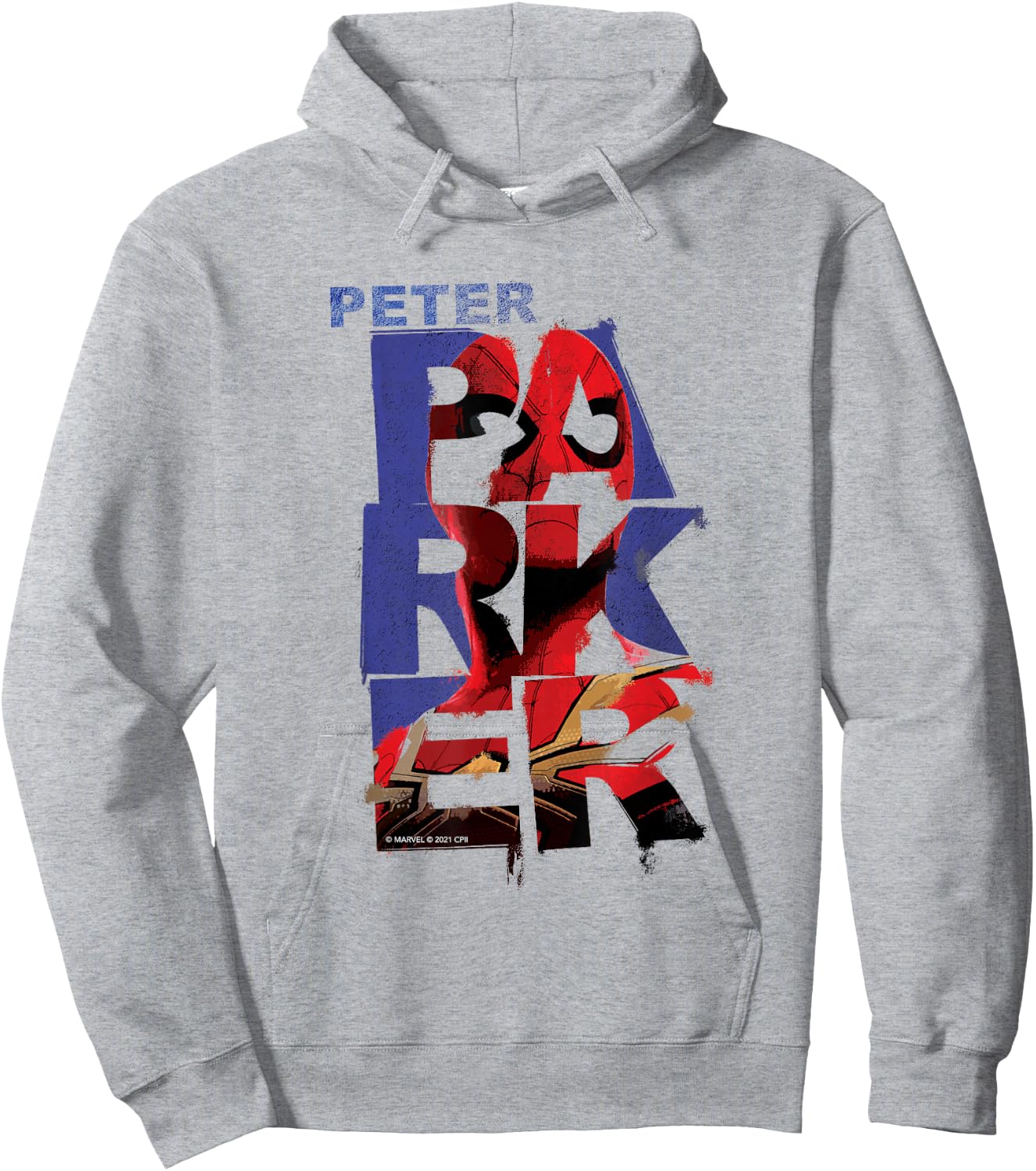 Marvel Spider-Man: No Way Home Peter Parker Letters Hoodie - Hoodie | Ash