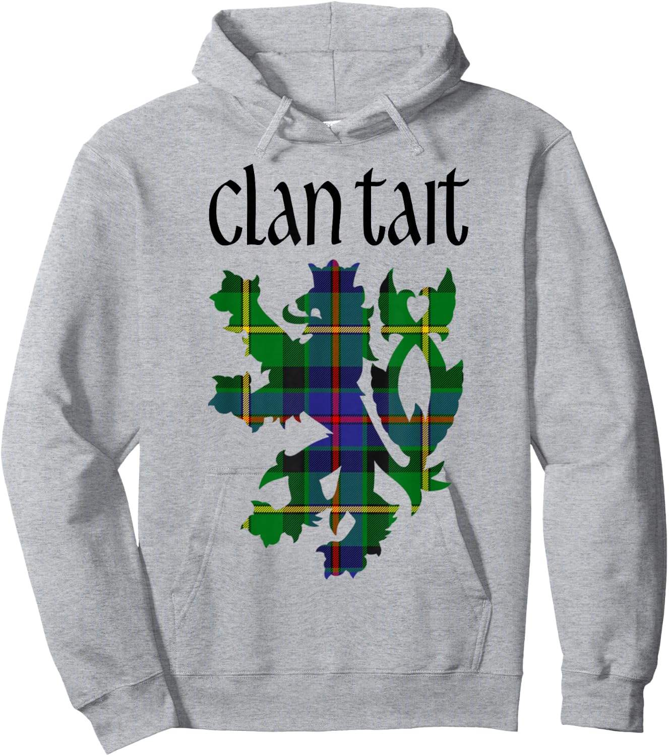 Clan Tait Tartan Scottish Family Name Scotland Pride Hoodie - Hoodie | Ash