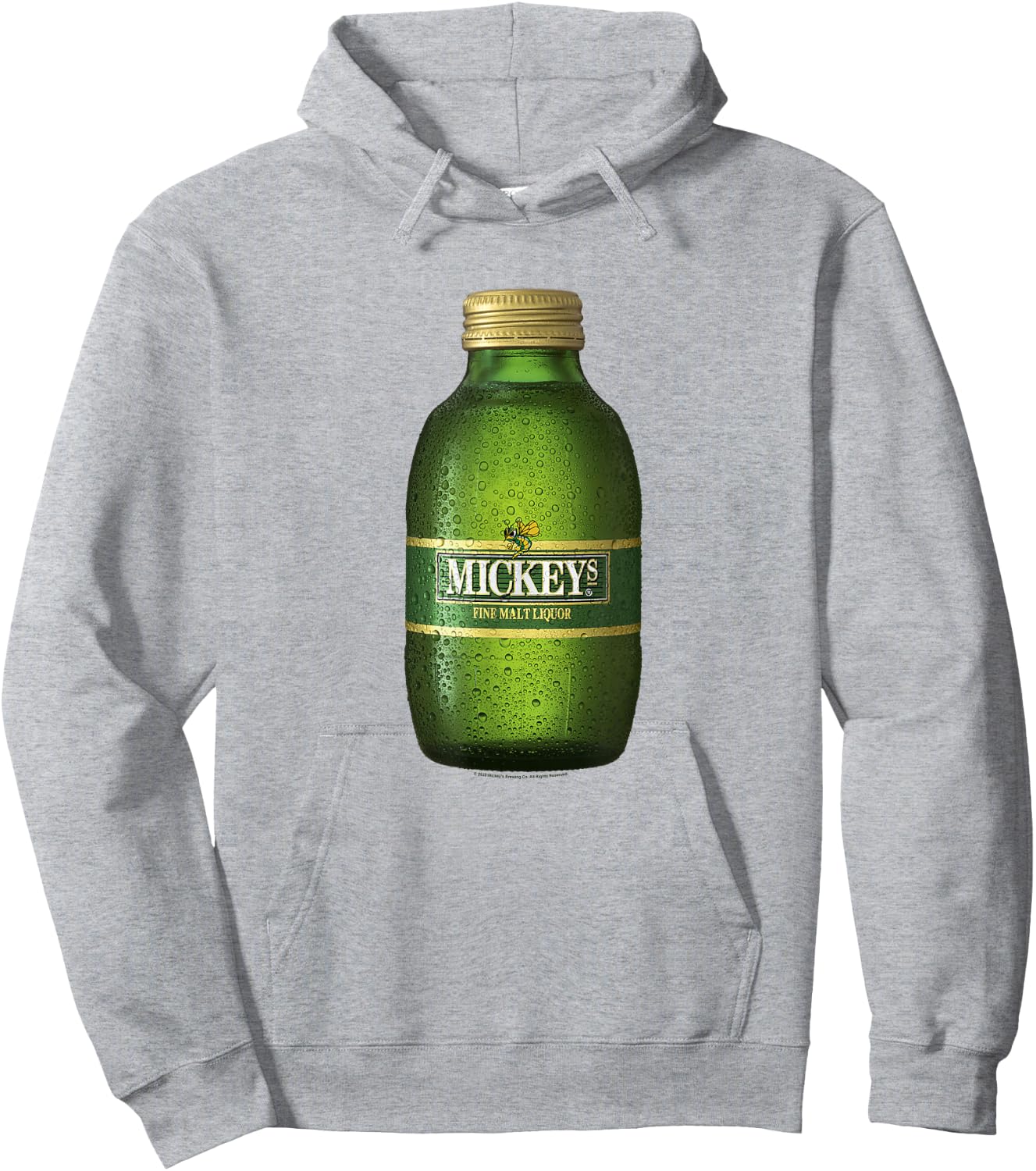 Coors Brewing Company Mickey's Fine Malt Liquor Epic Bottle Hoodie - Hoodie | Ash