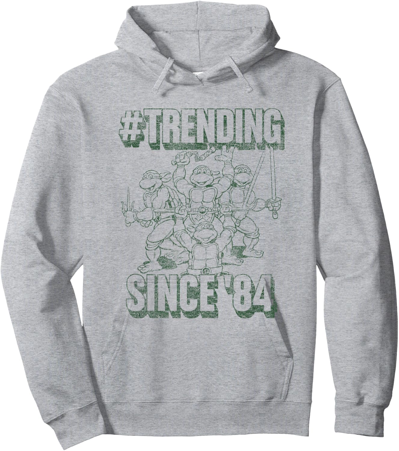Teenage Mutant Ninja Turtles Vintage Training Since 1984 Hoodie - Hoodie | Ash
