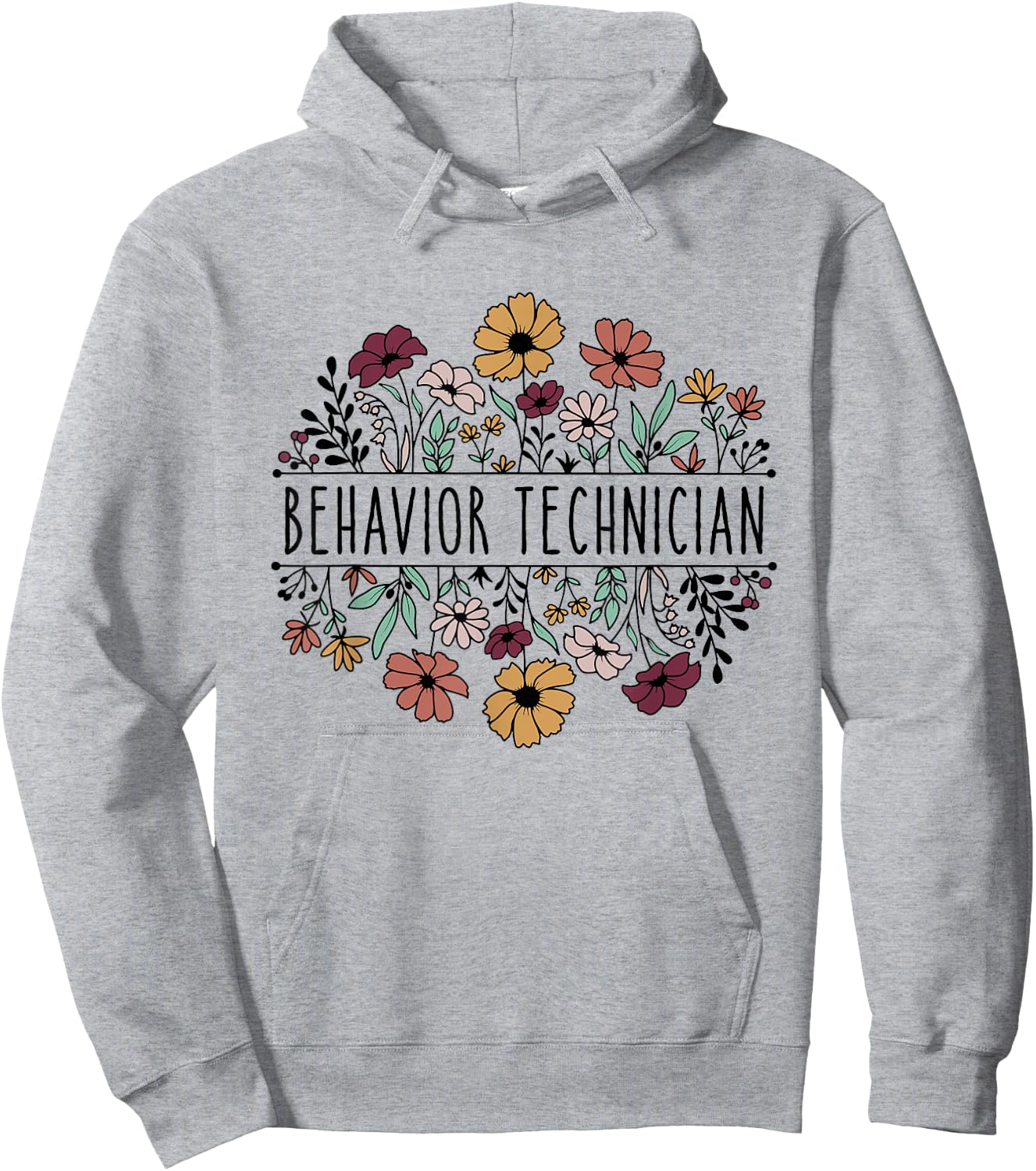 Behavior Technician Behavioral Tech Registered Behavior Hoodie - Hoodie | Ash