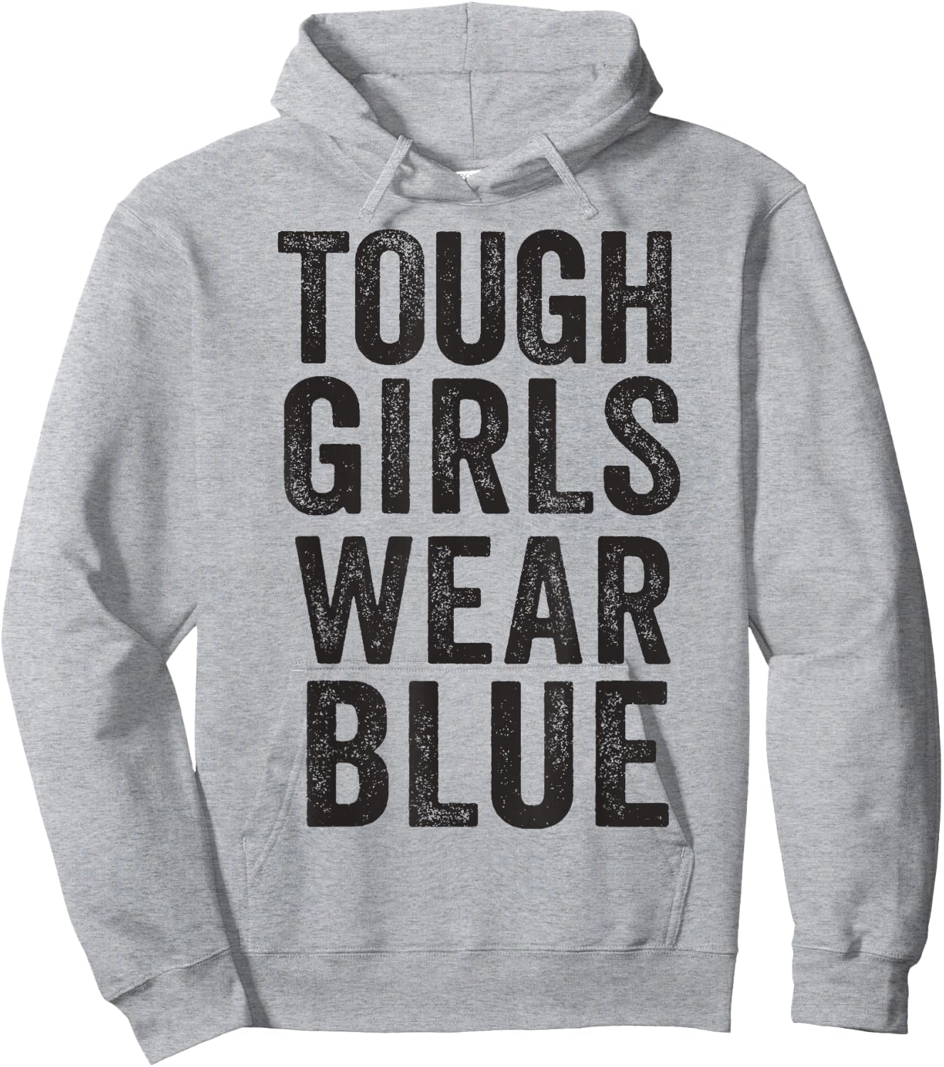 Tough Girls Wear Blue Diabetes Awareness November Women's Hoodie - Hoodie | Ash