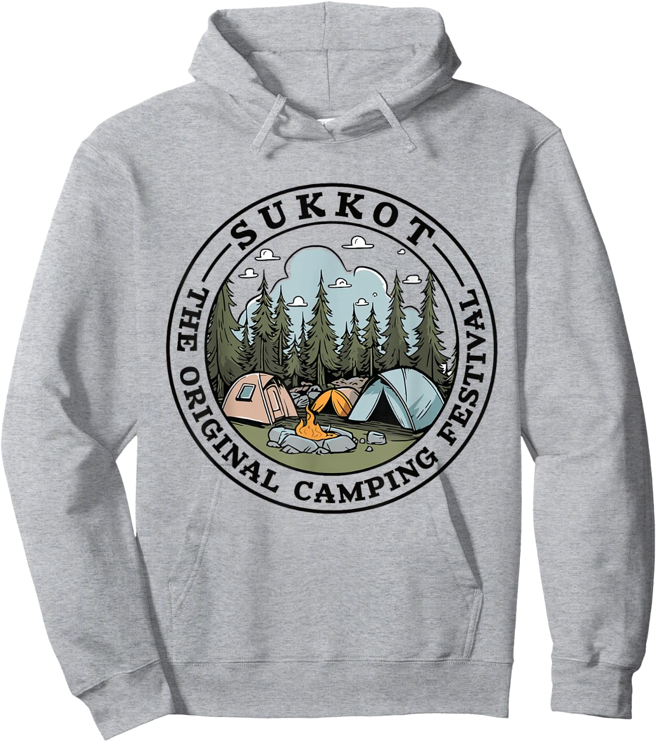 The Original Camping Festival SUKKOT Hoodie - Hoodie | Ash