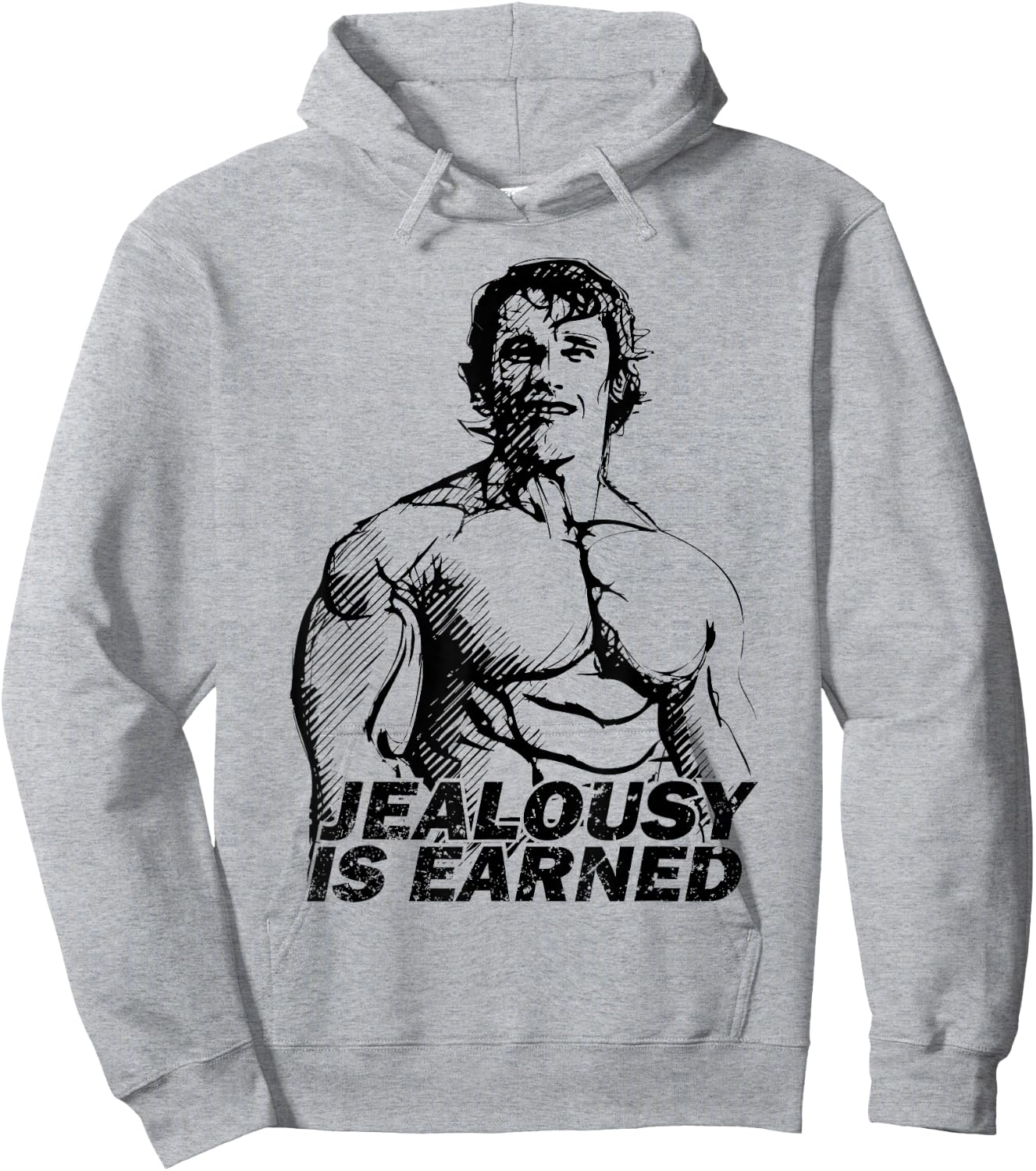 Bodybuilding Gym Inspiration Arnold Old School Golden Era Hoodie - Hoodie | Ash