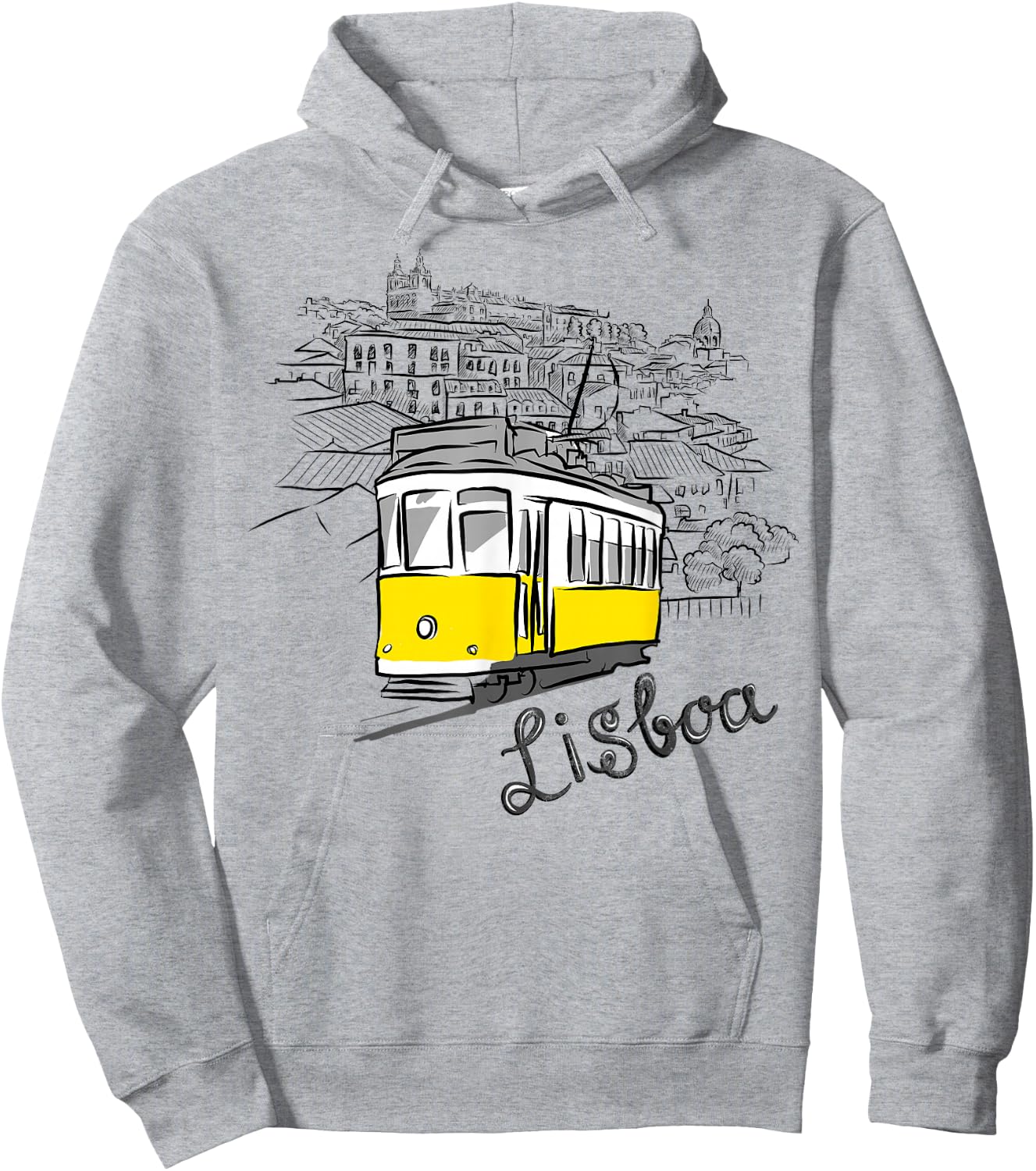 Travel Europe Portugal Lisbon Portuguese Vacation Souvenir Hoodie - Hoodie | Ash