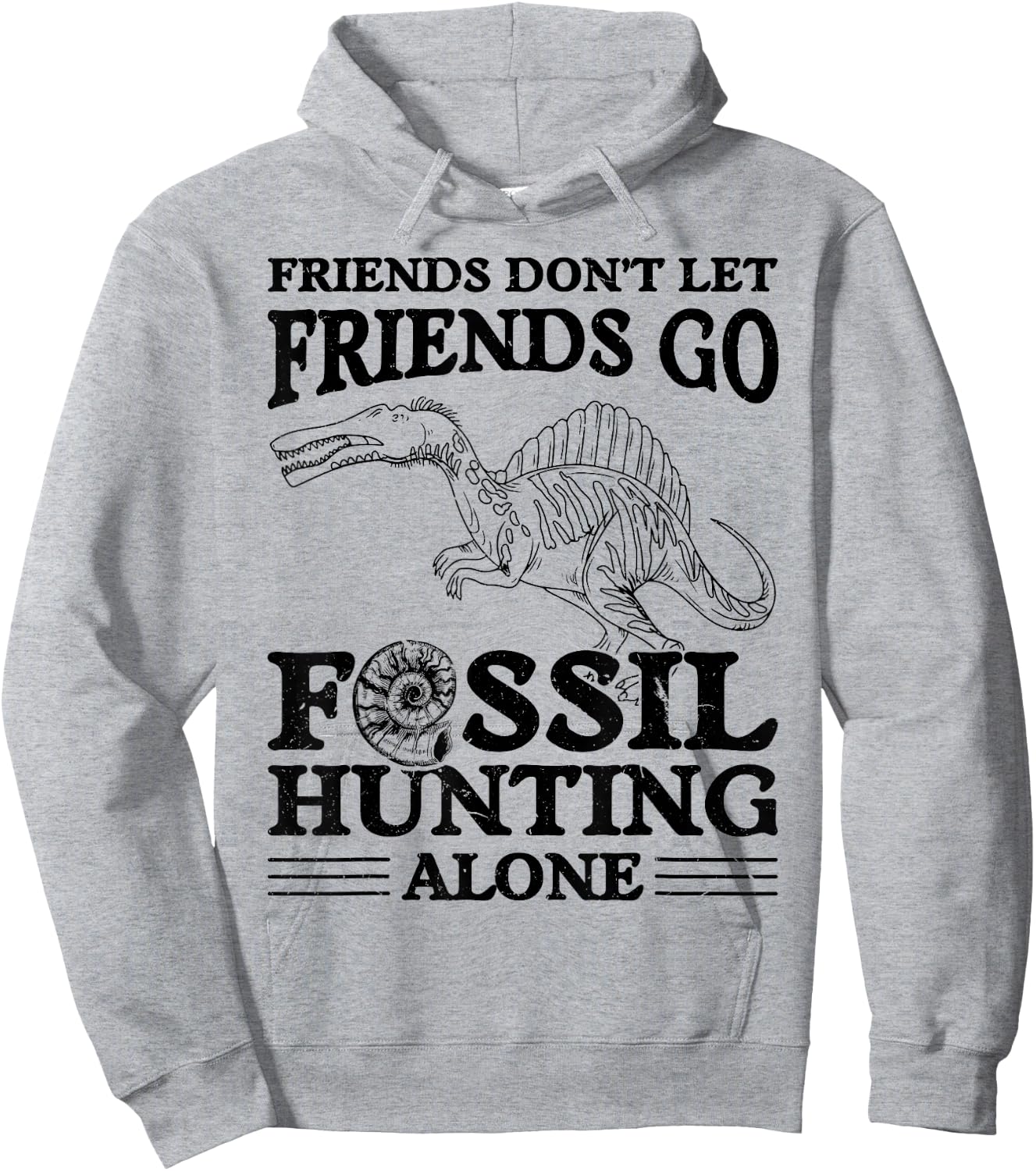 Fossiling Paleontologist Fossil Collector Fossil Hunting Hoodie - Hoodie | Ash
