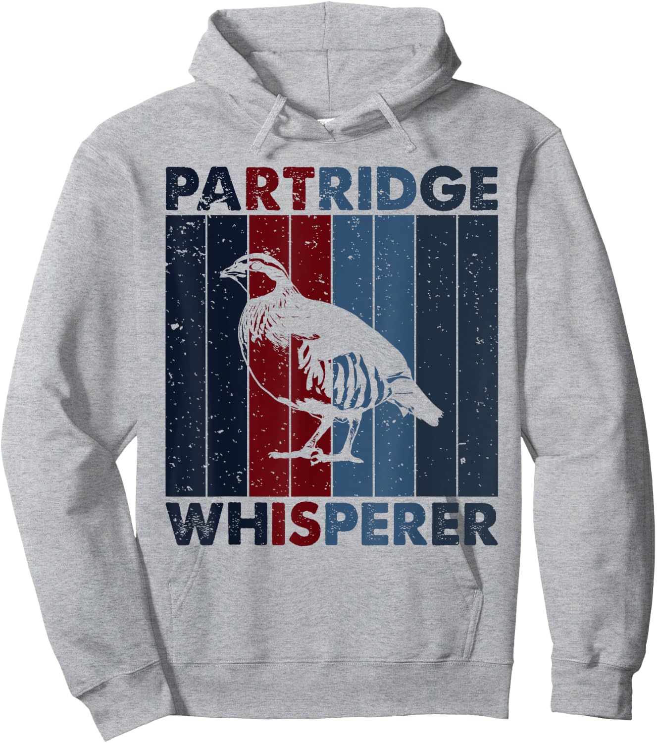 Hunting Dad Mom Whisperer - Hunter Vintage Partridge Hoodie - Hoodie | Ash
