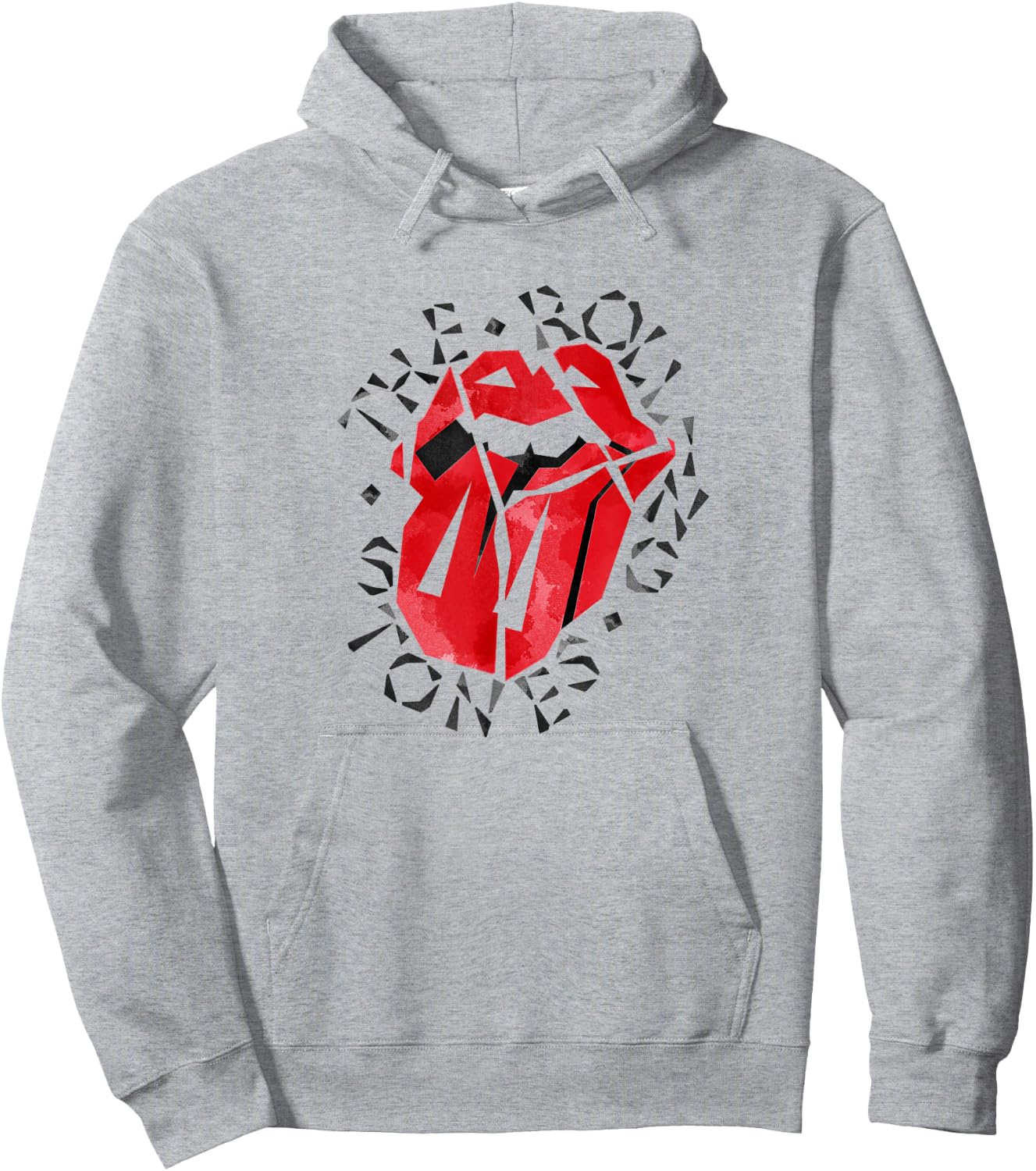Official The Rolling Stones HD Logo Hoodie - Hoodie | Ash