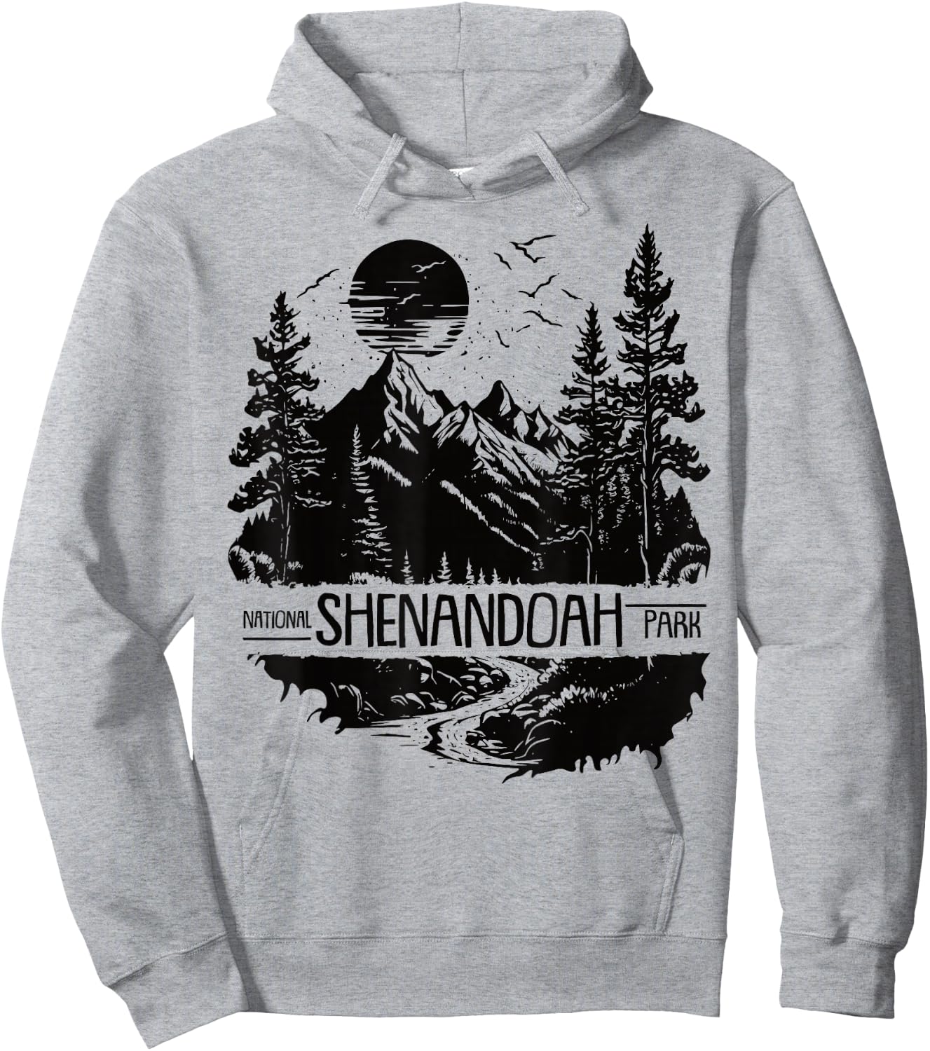 Retro Shenandoah National Park US Vintage Shenandoah Hoodie - Hoodie | Ash