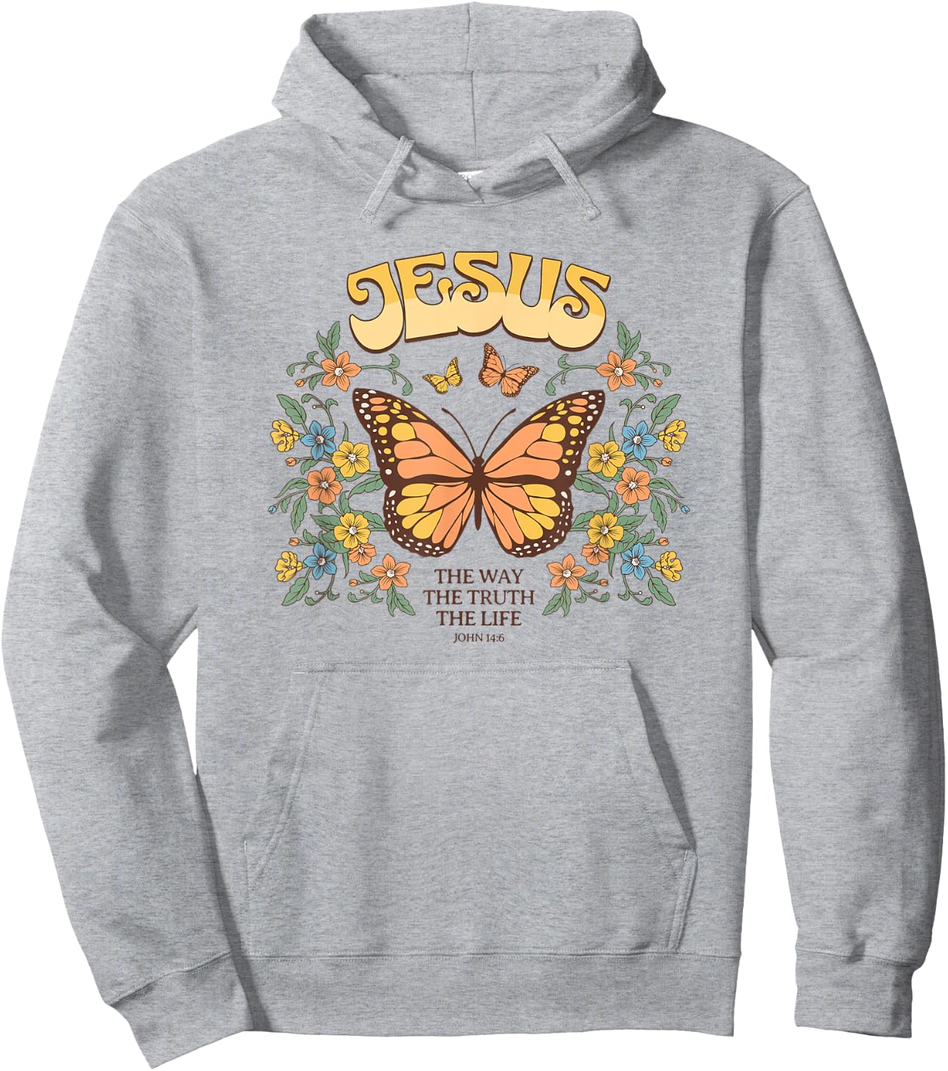 jesus the way the truth and the life Christian Hoodie - Hoodie | Ash