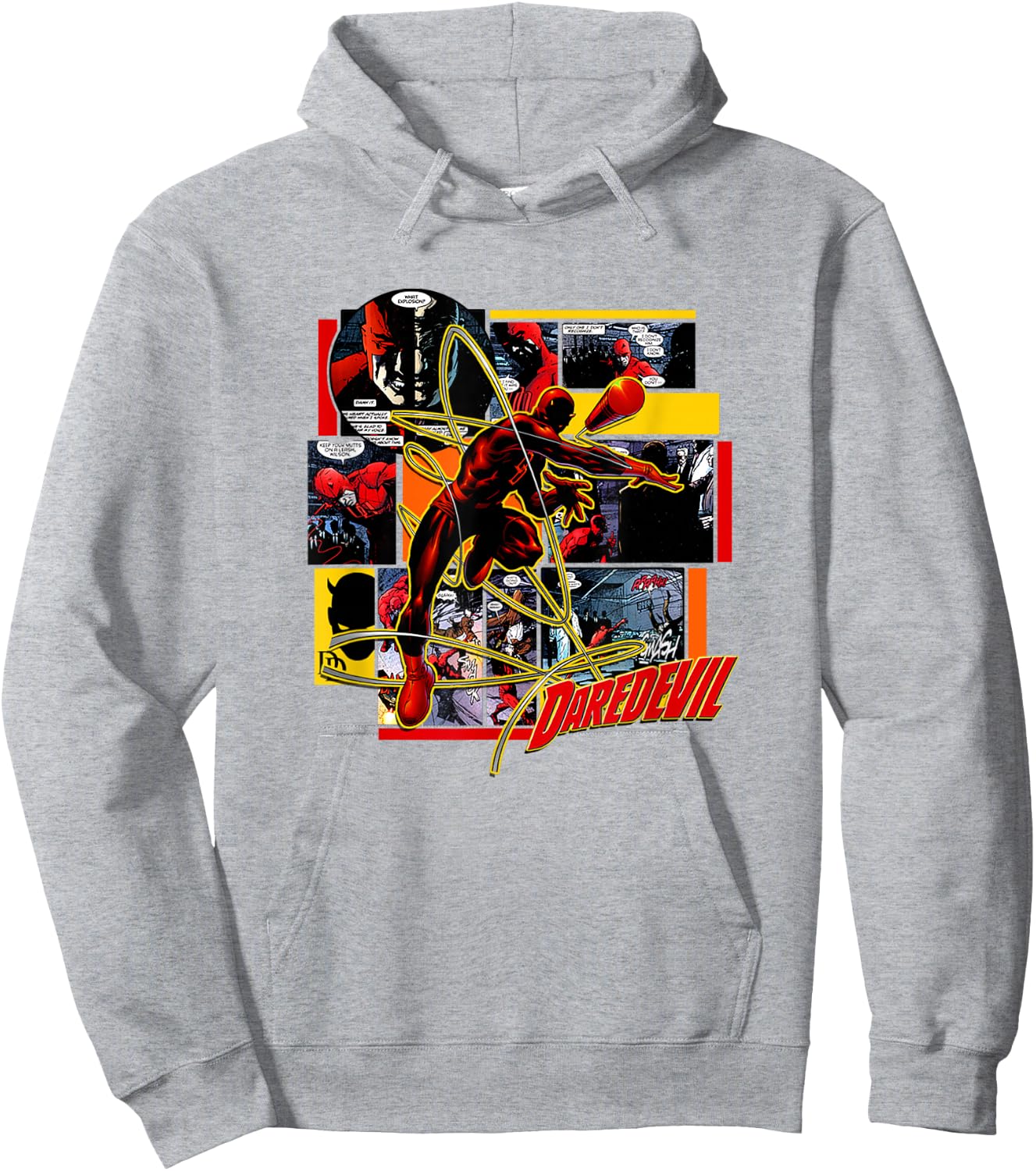 Marvel Comics Retro Classic Daredevil Comic The Billy Club Hoodie - Hoodie | Ash