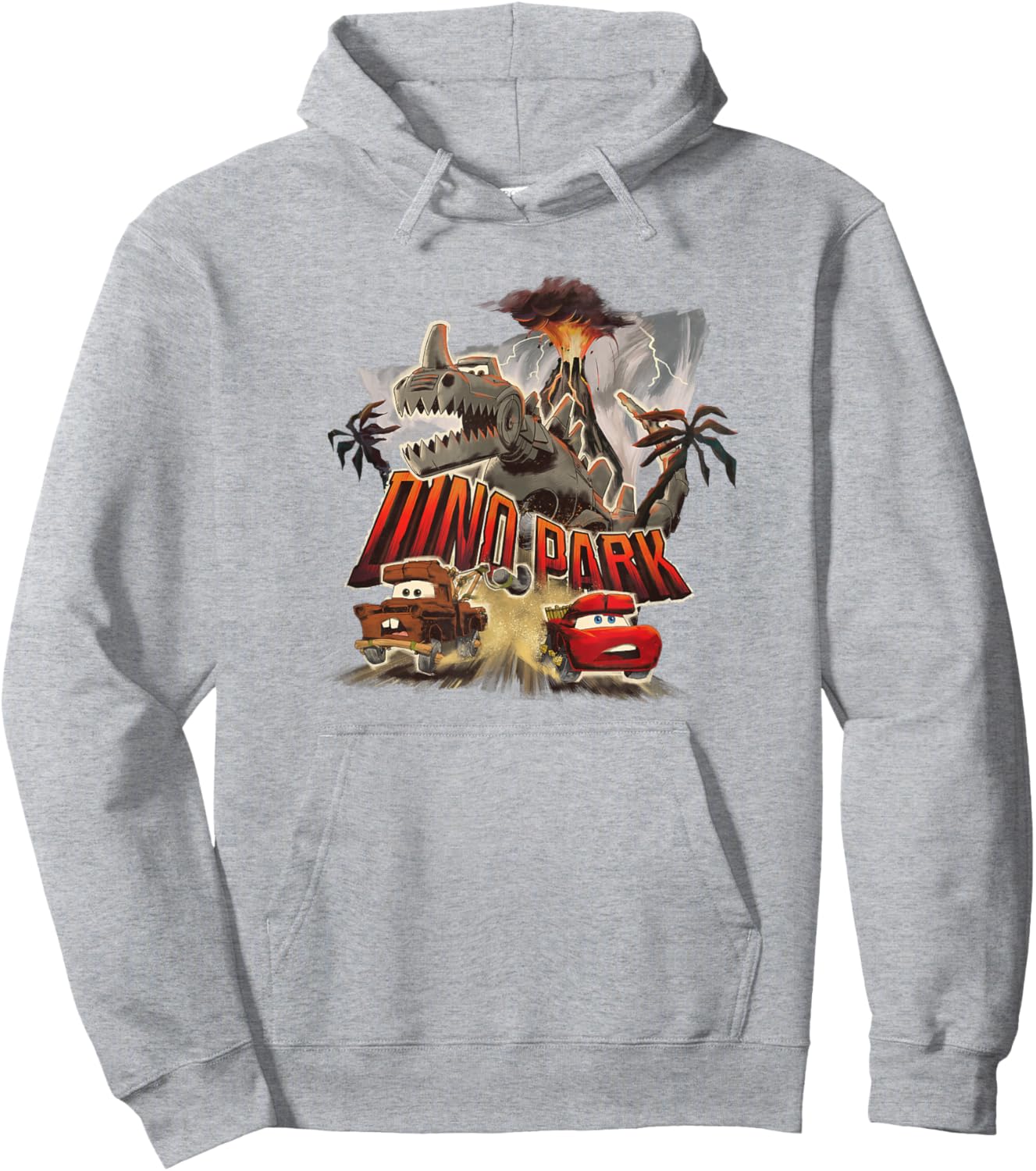 Disney Pixar Cars on the Road Mater and Lightning McQueen Hoodie - Hoodie | Ash