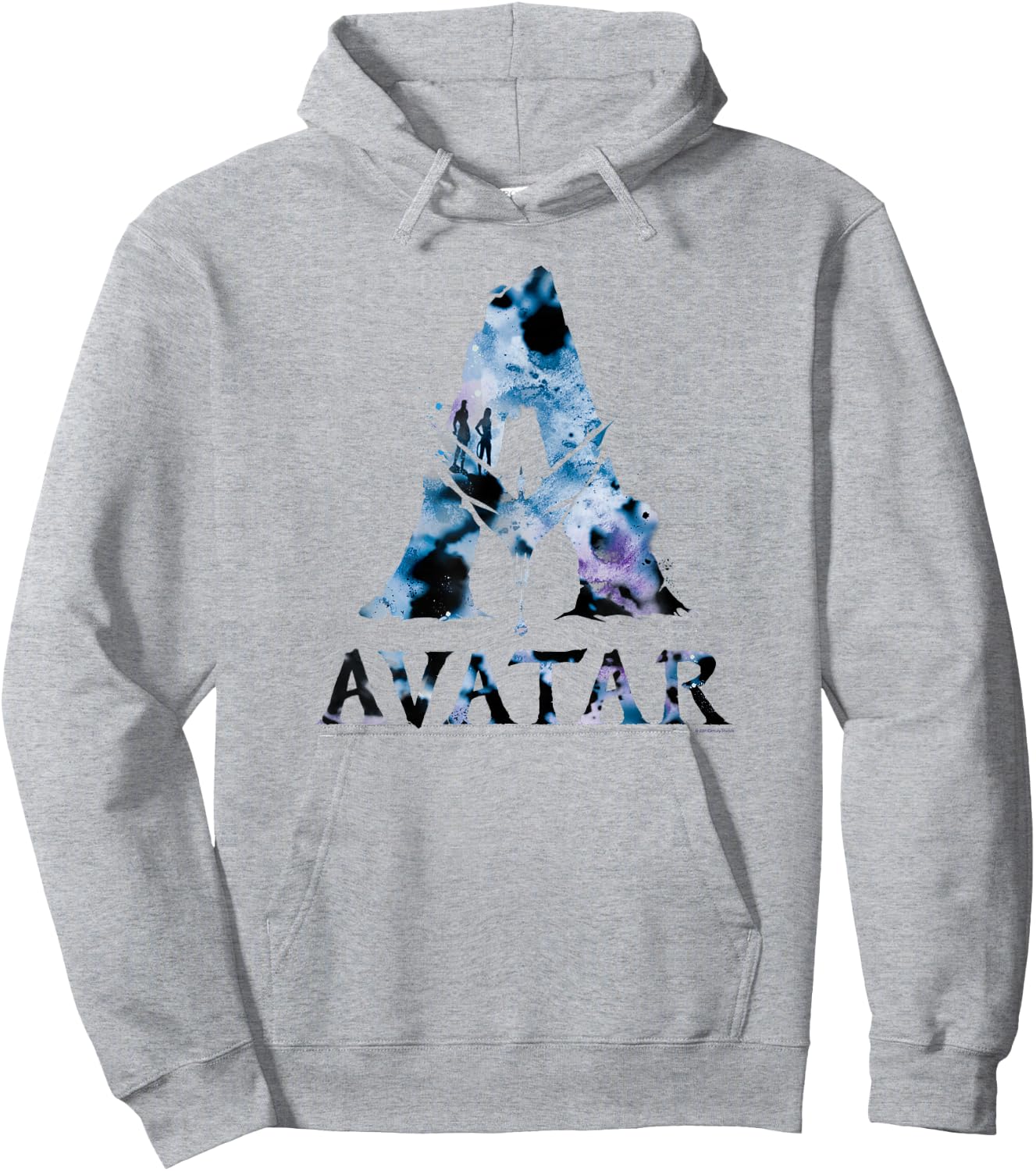Avatar Banshee A Logo with Jake Sully and Na’vi Neytiri Hoodie - Hoodie | Ash
