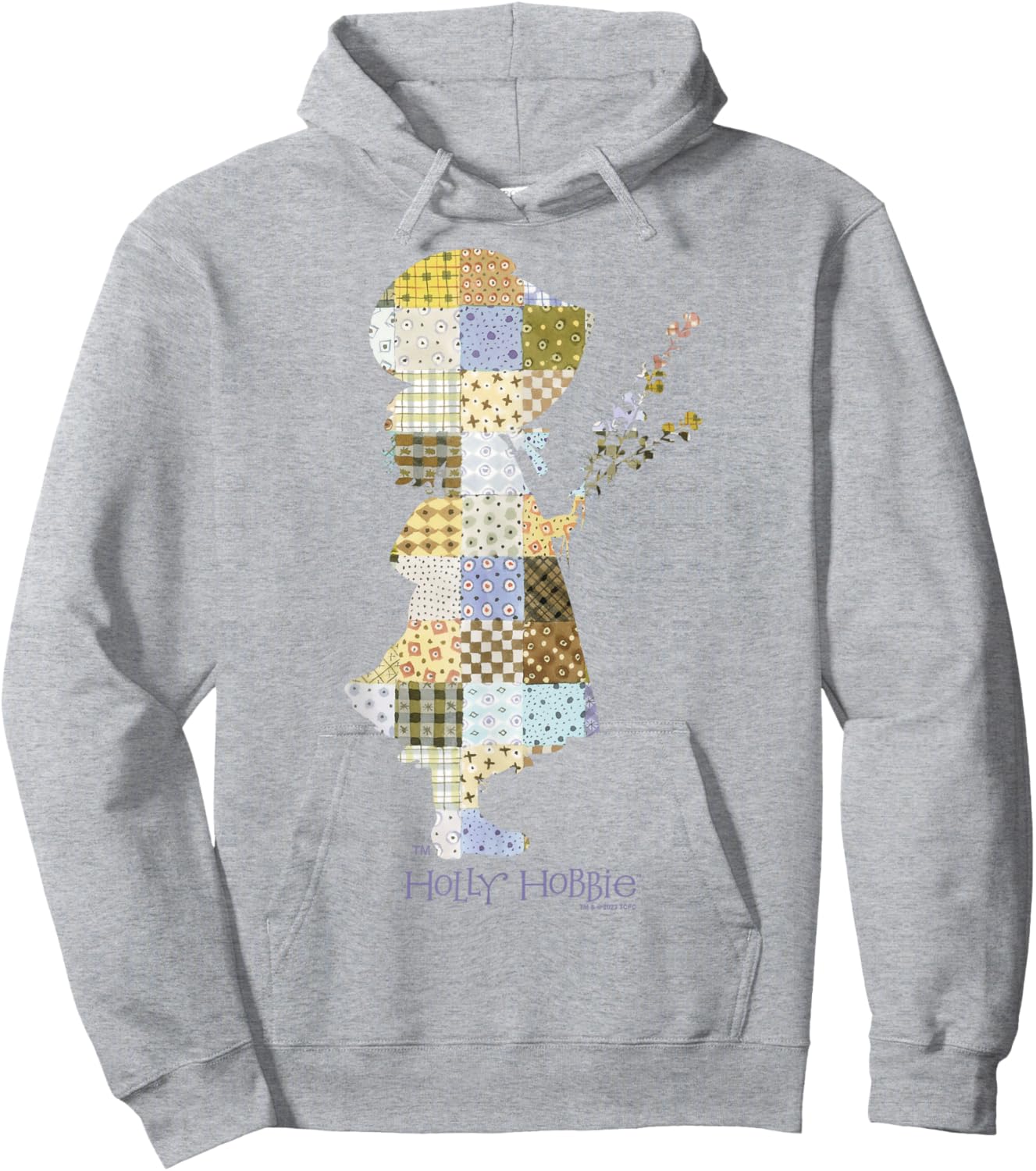 Holly Hobbie Quilt Fill Silhouette County Girl Classic Hoodie - Hoodie | Ash