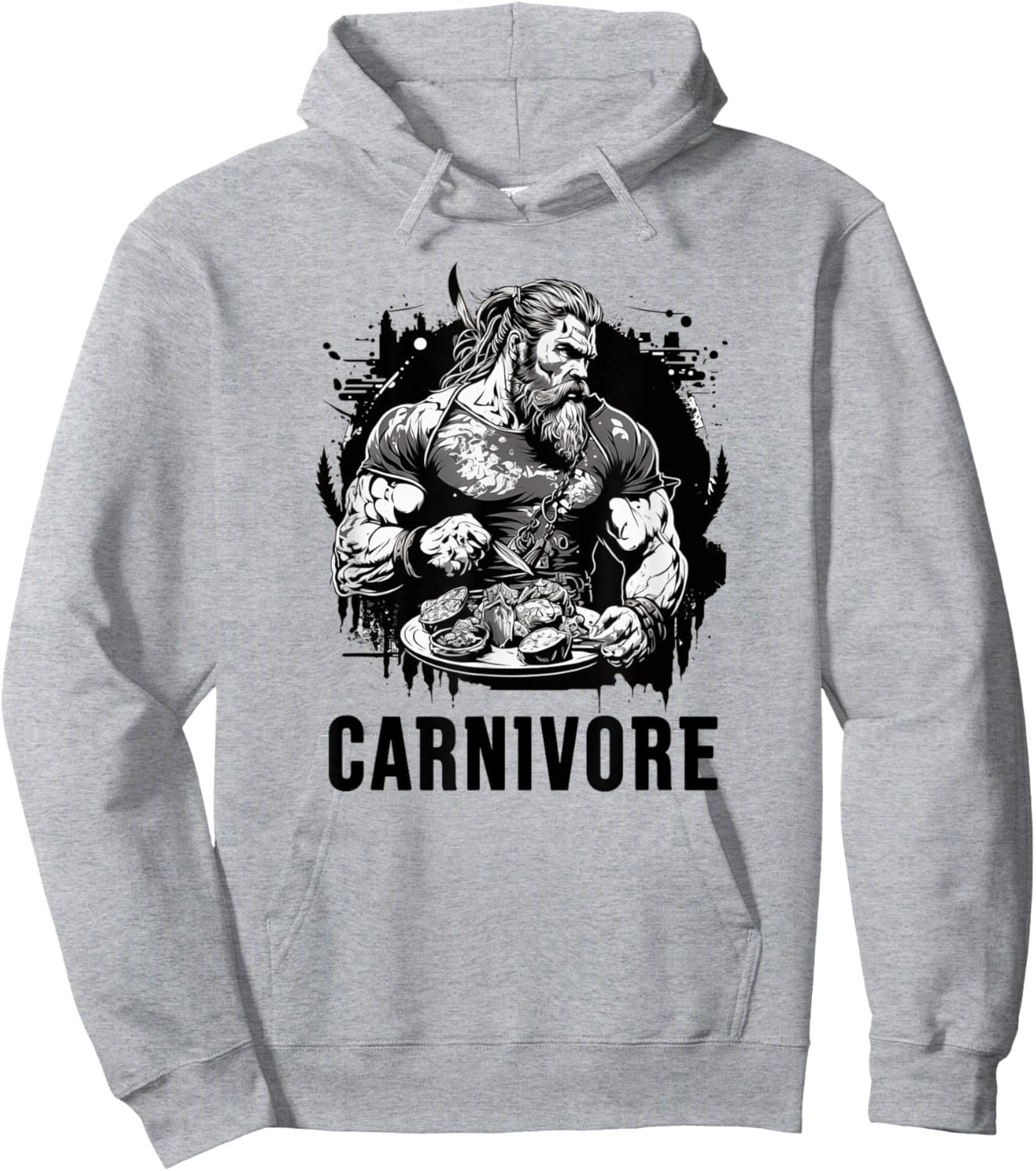 Modern Viking Carnivore Hoodie - Hoodie | Ash