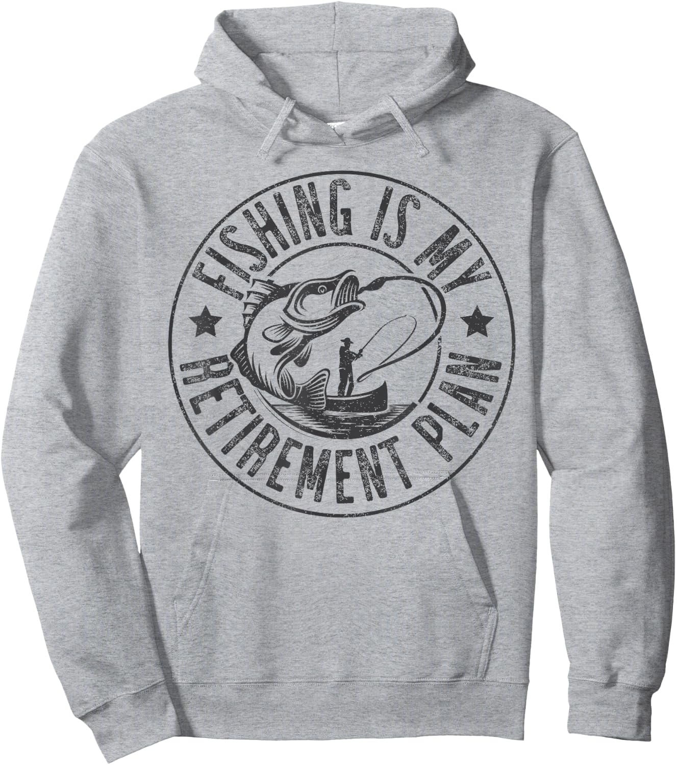 Fishing Is My Retirement Plan,Funny Love Fishing Retired Hoodie - Hoodie | Ash