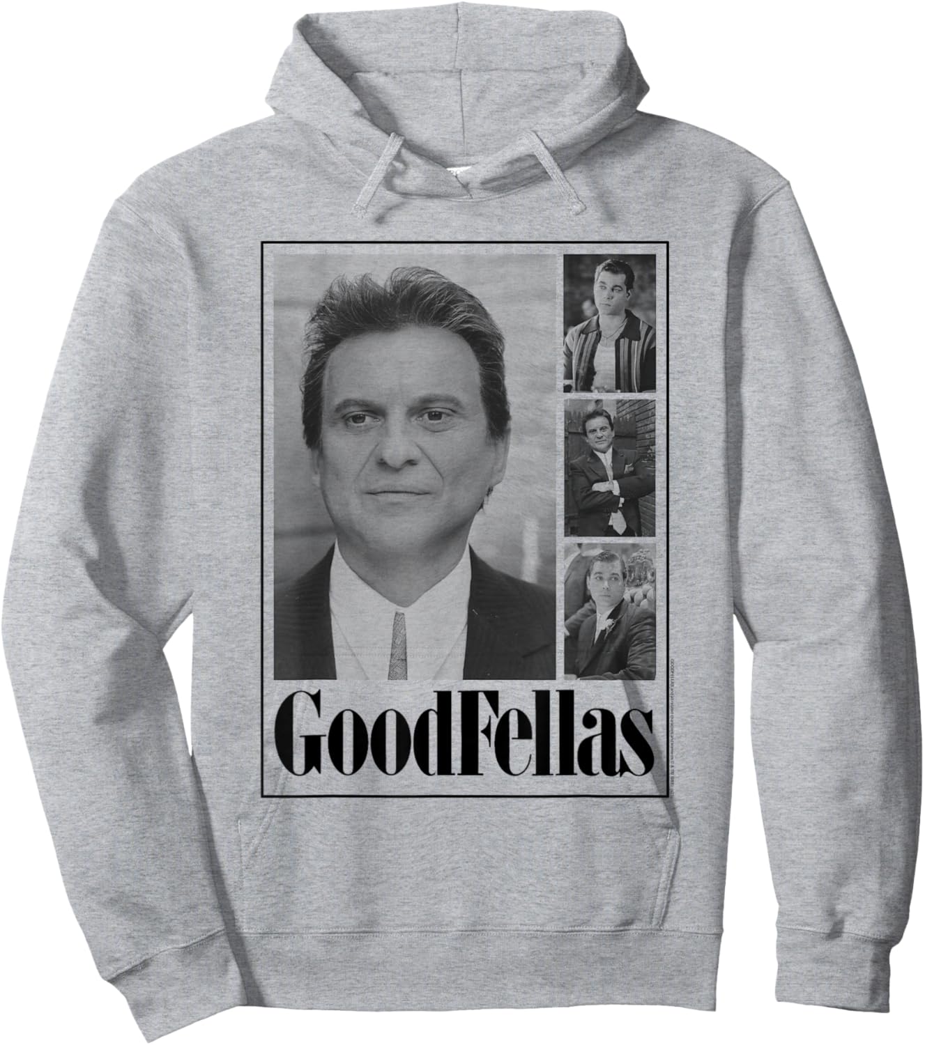 Goodfellas Four Block Photos Frame Hoodie - Hoodie | Ash