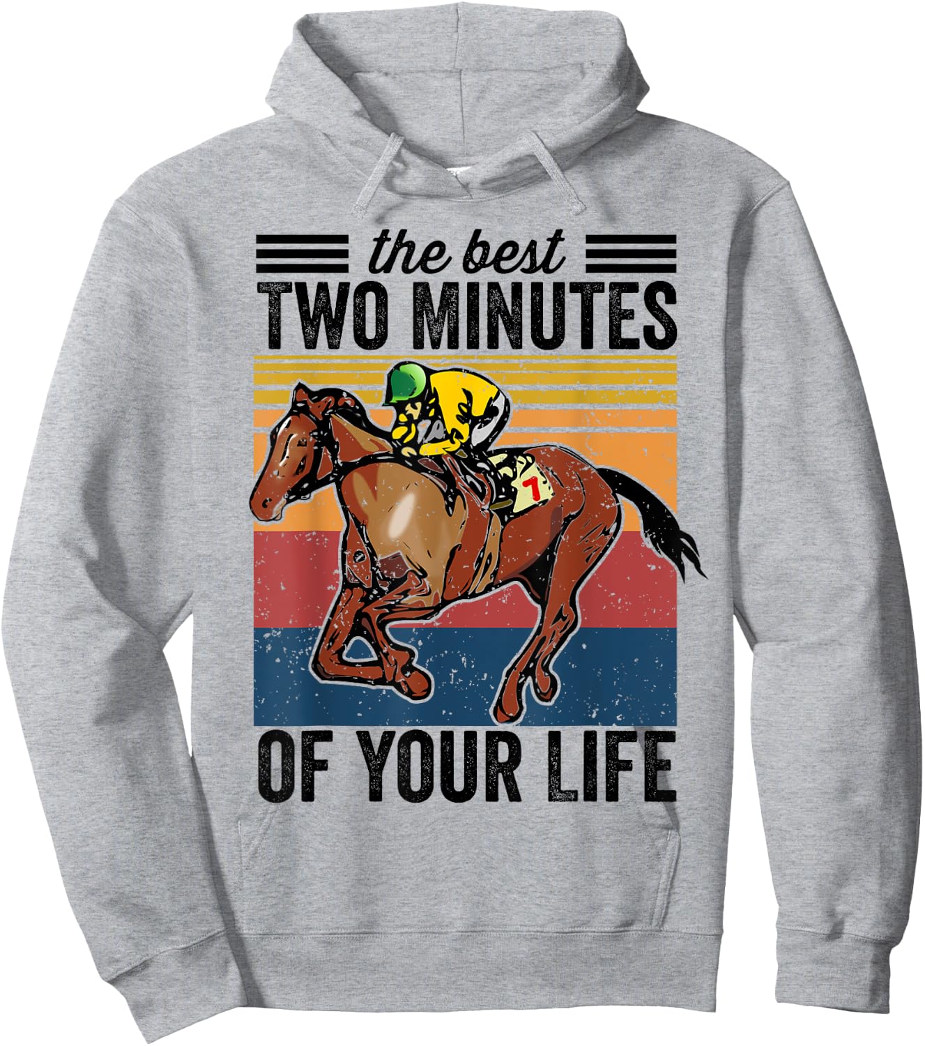 Funny Horse Racing Shirt Men Women Horse Race Derby Day Hoodie - Hoodie | Ash