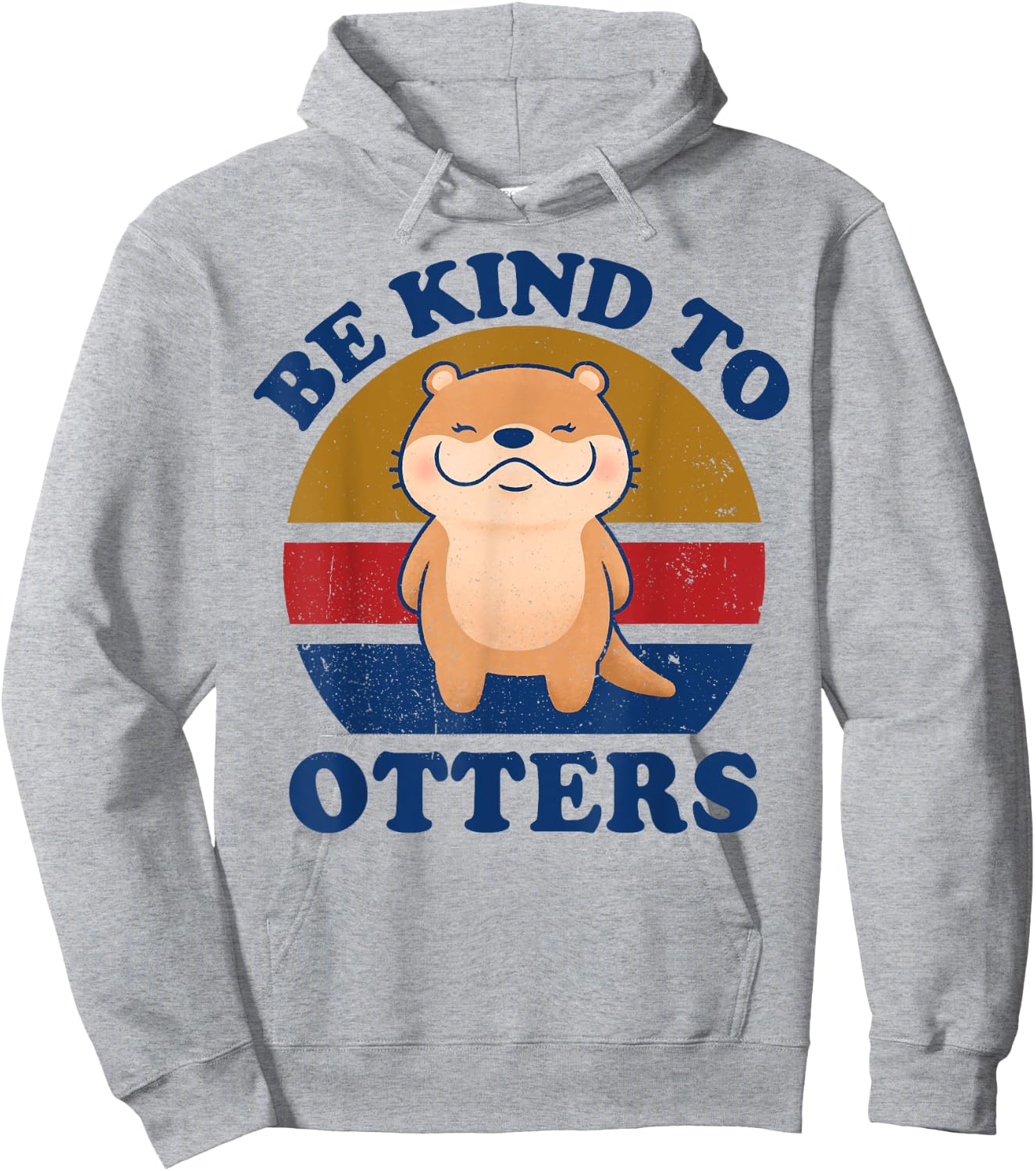 Otter-Shirt Be Kind To Otters Women Kids Toddler Boys Girls Hoodie - Hoodie | Ash