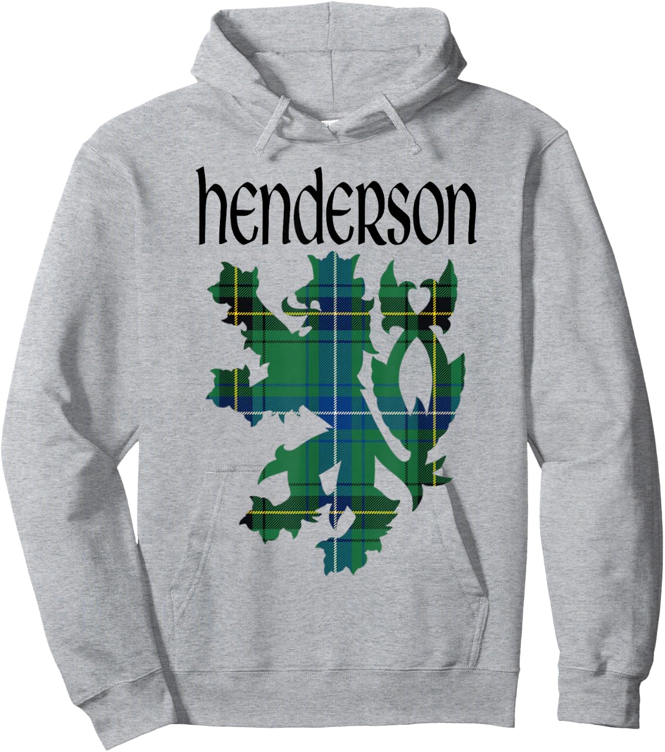 Clan Henderson Tartan Scottish Family Name Scotland Pride Hoodie - Hoodie | Ash