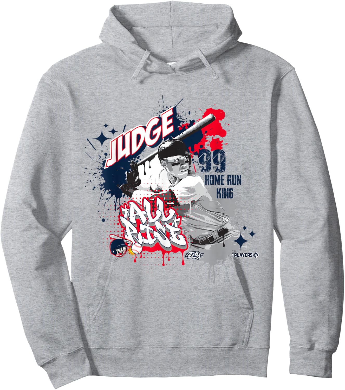 Aaron Judge New York Baseball Sket One x MLB Players Hoodie - Hoodie | Ash