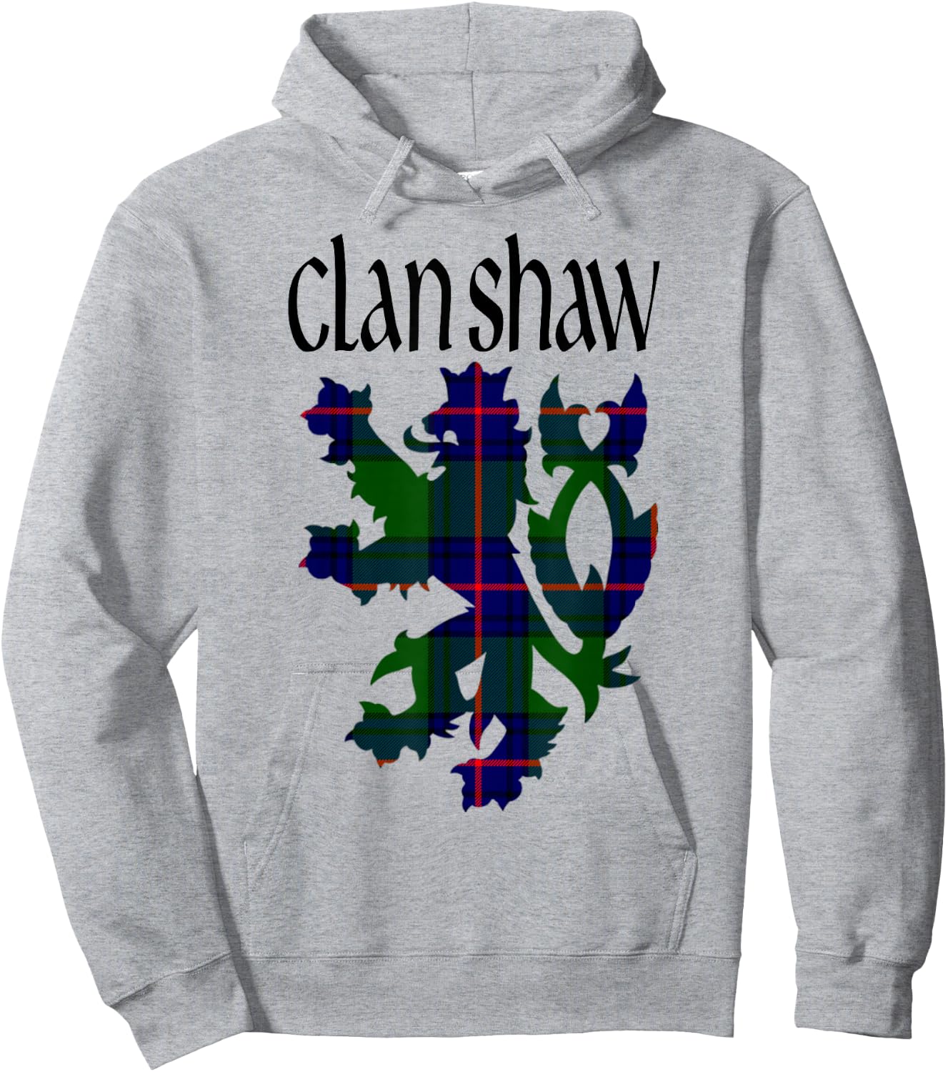 Clan Shaw Tartan Scottish Family Name Scotland Pride Hoodie - Hoodie | Ash
