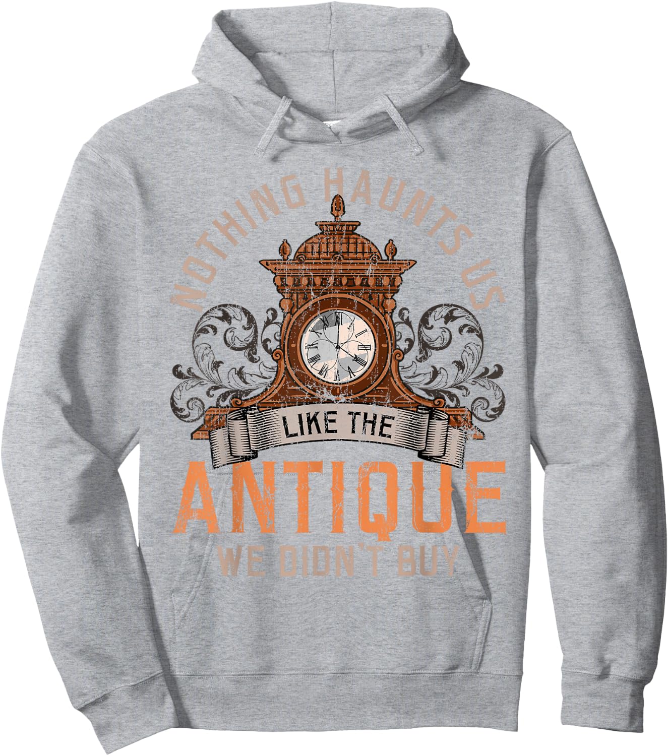 Antiques Collecting Antique Clock for Antique Collector Hoodie - Hoodie | Ash