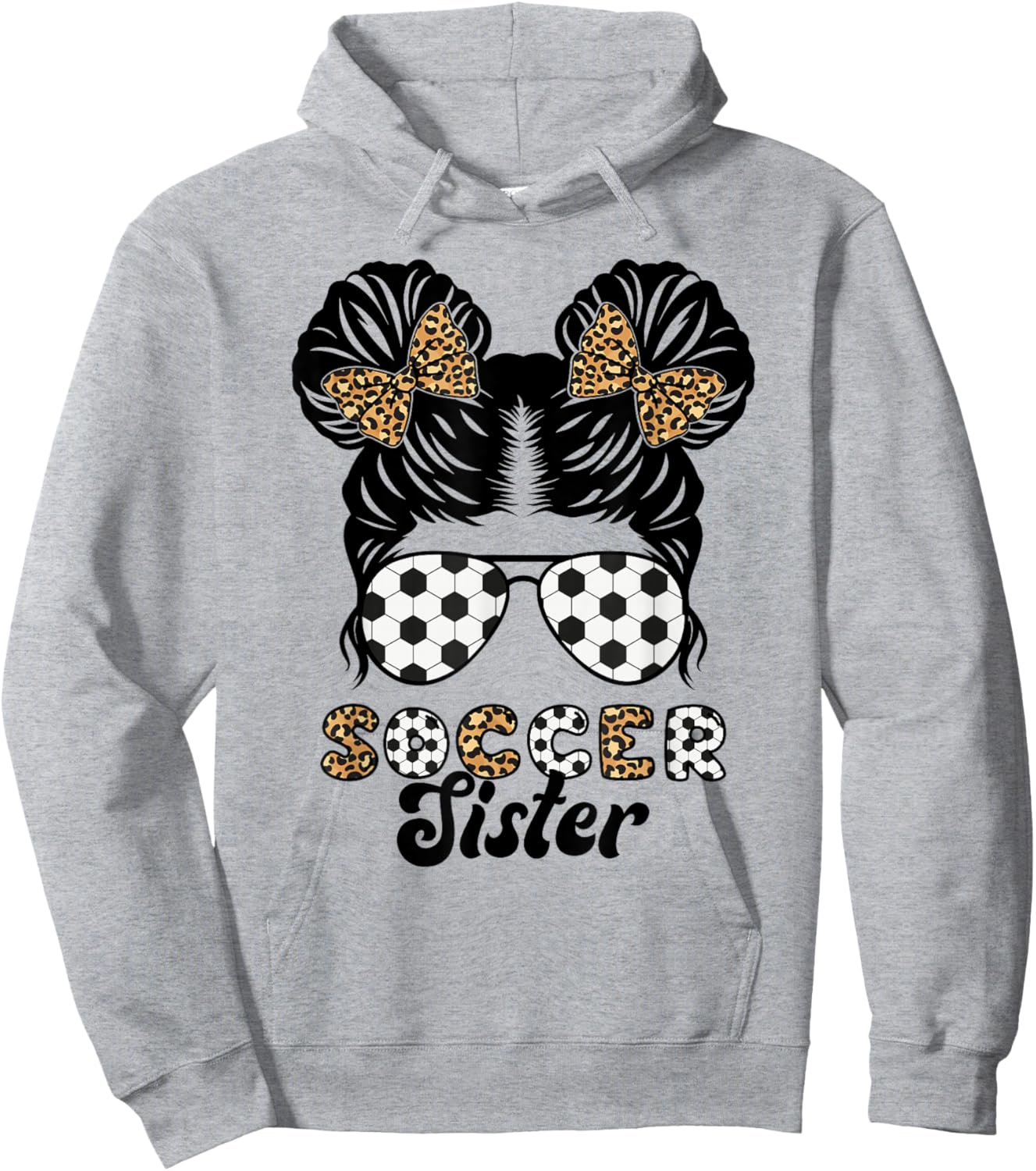 Soccer Sister Of A Soccer Player Proud Soccer Sis Hoodie - Hoodie | Ash